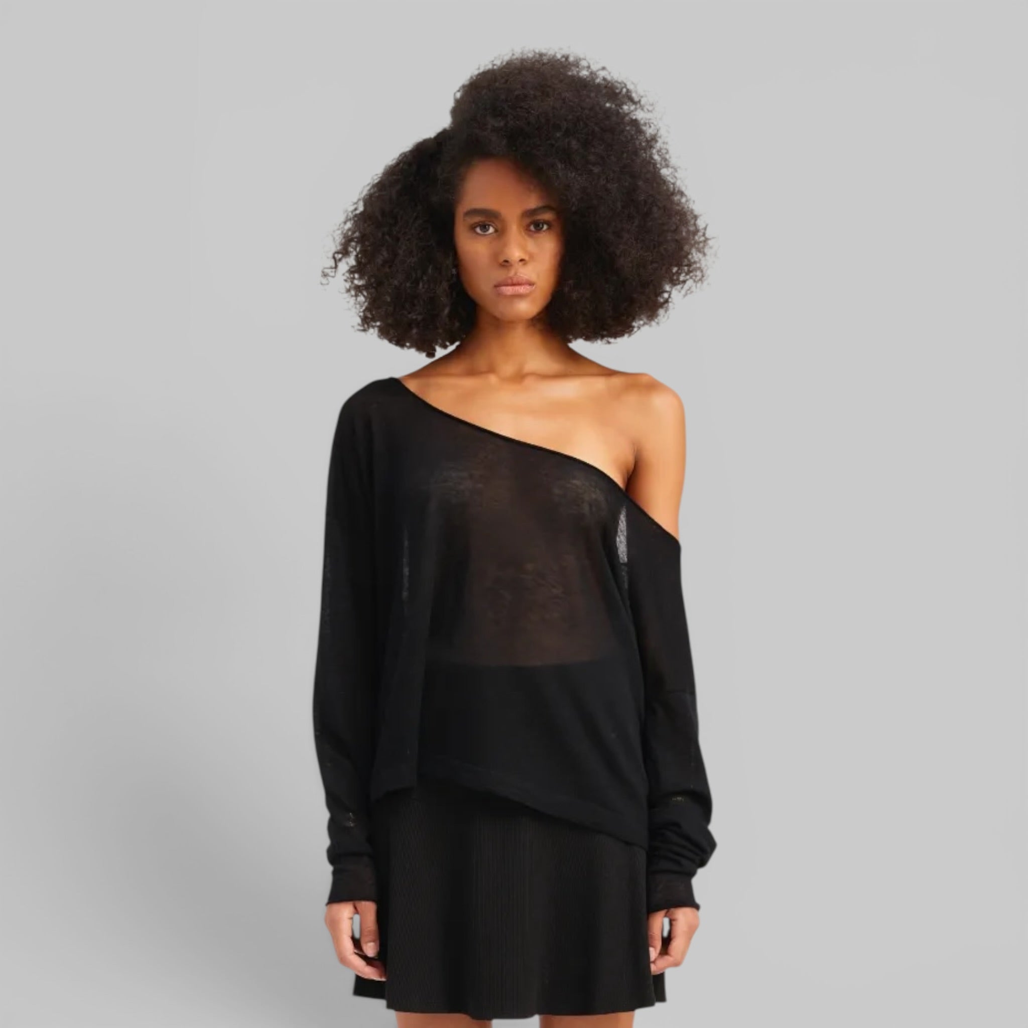Off-Shoulder Sweater by SPRWMN