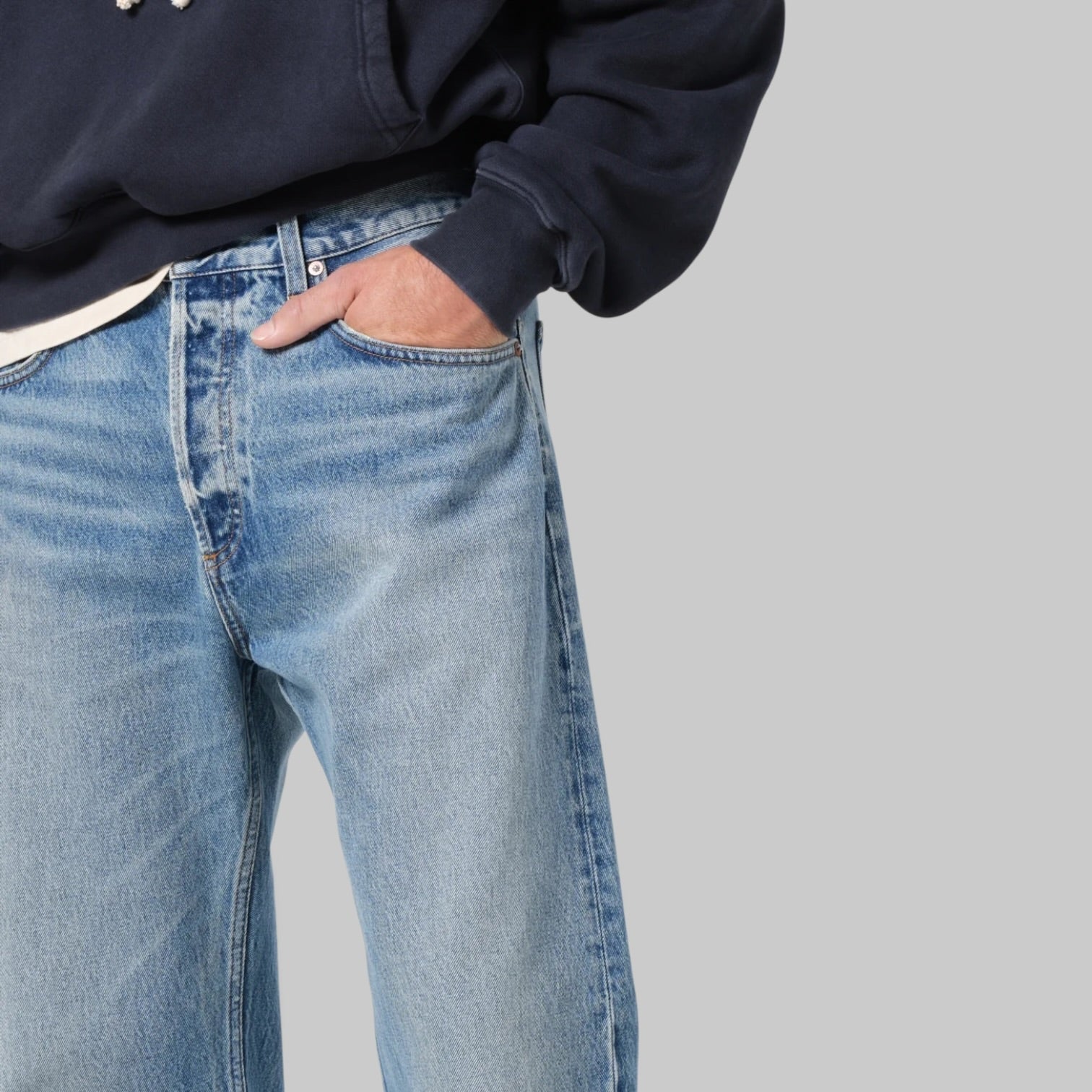 Magnus Trouser Jean by AGOLDE, detail view