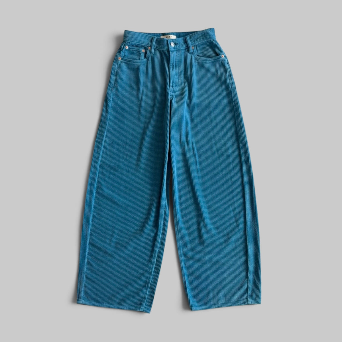 6397 Corduroy Roomy in Turquoise — front view