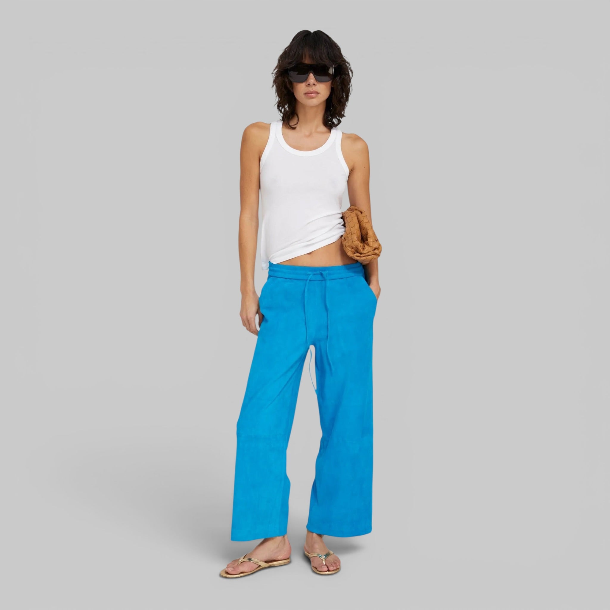 CROPPED BAGGY PANTS