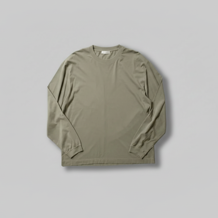 High Gauged Combed Cotton L/S by Places and Spaces, detail view