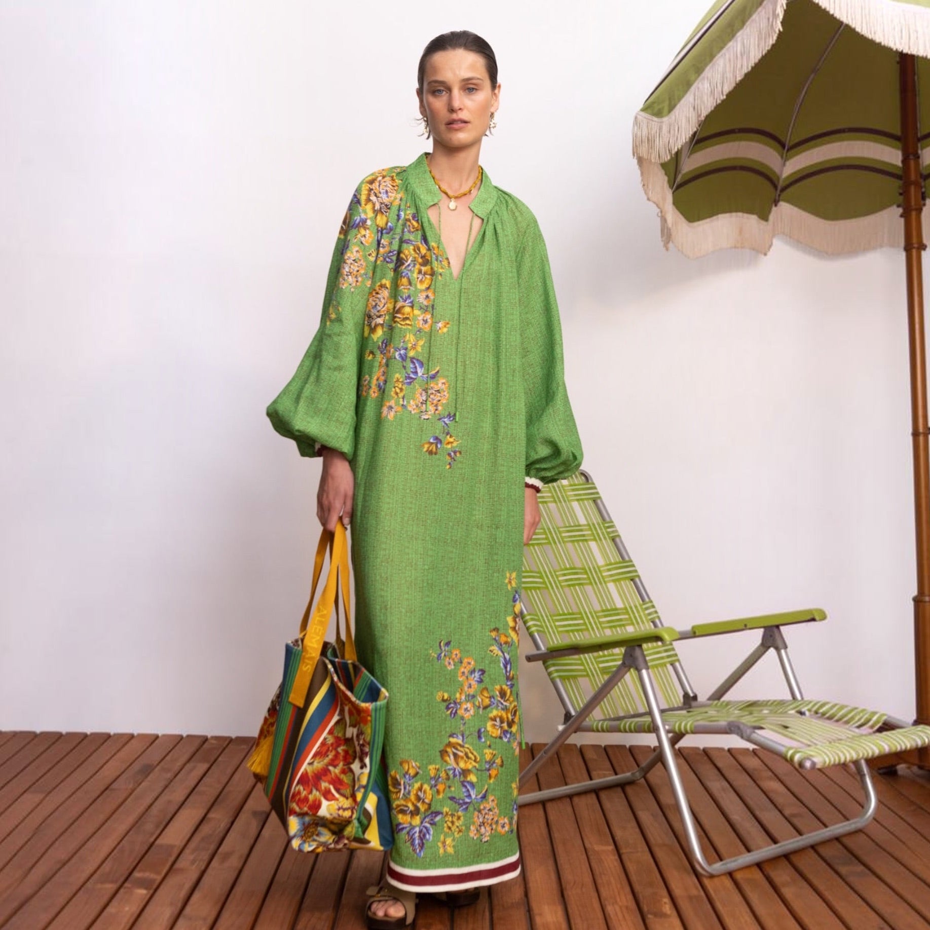 Phyllis Midi Dress by Alemais