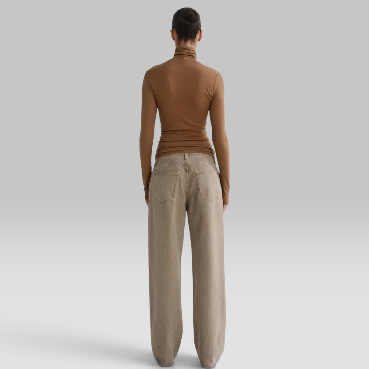 Pascale Turtleneck by AGOLDE, fabric detail