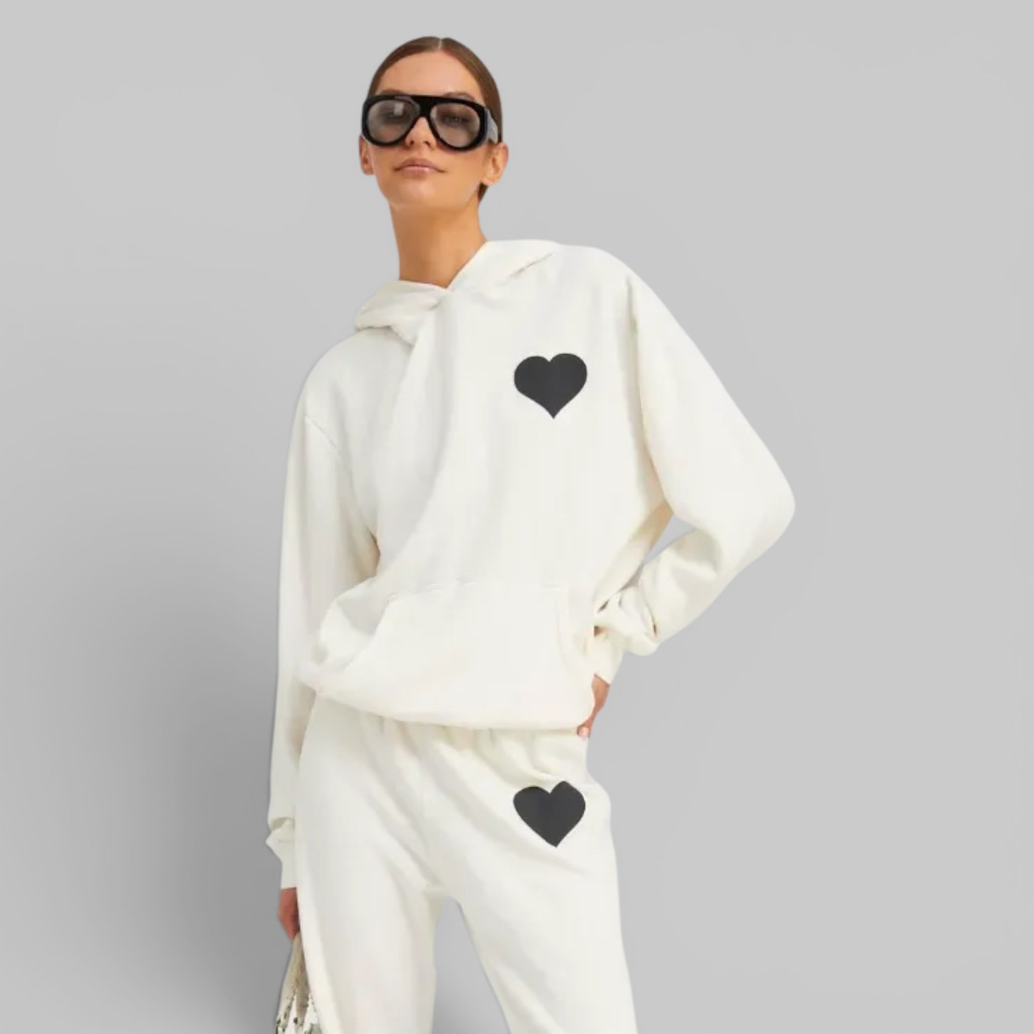 Heart Hoodie by SPRWMN, detail view