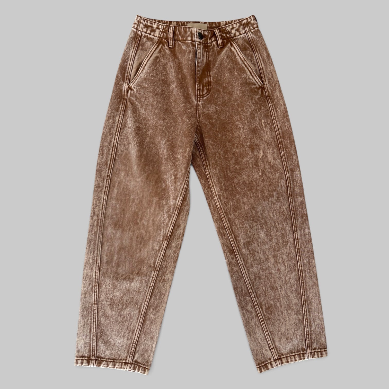 Spur Denim Cropped Jean by Alémais, detail view