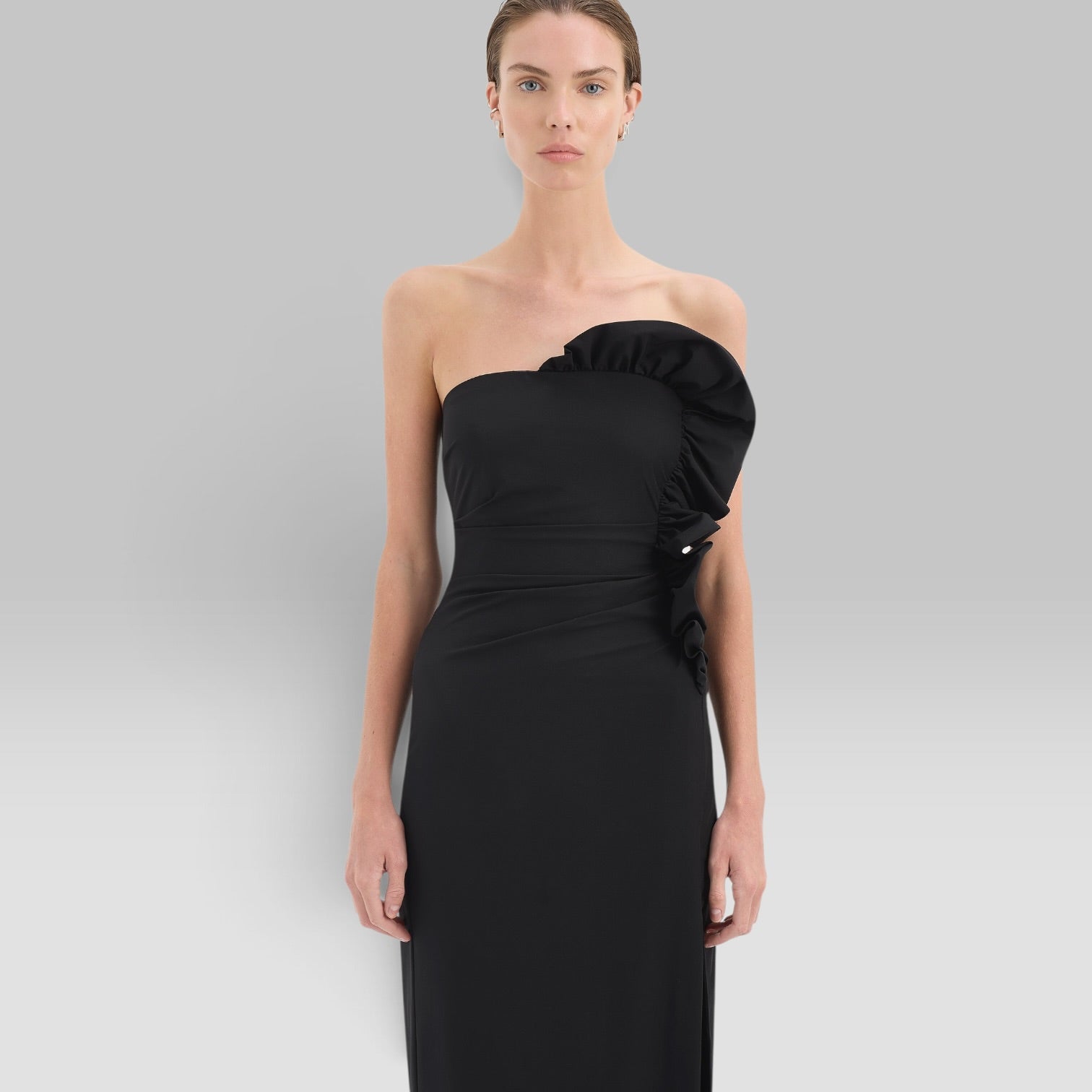 Siella Strapless Gown by SIR., back view