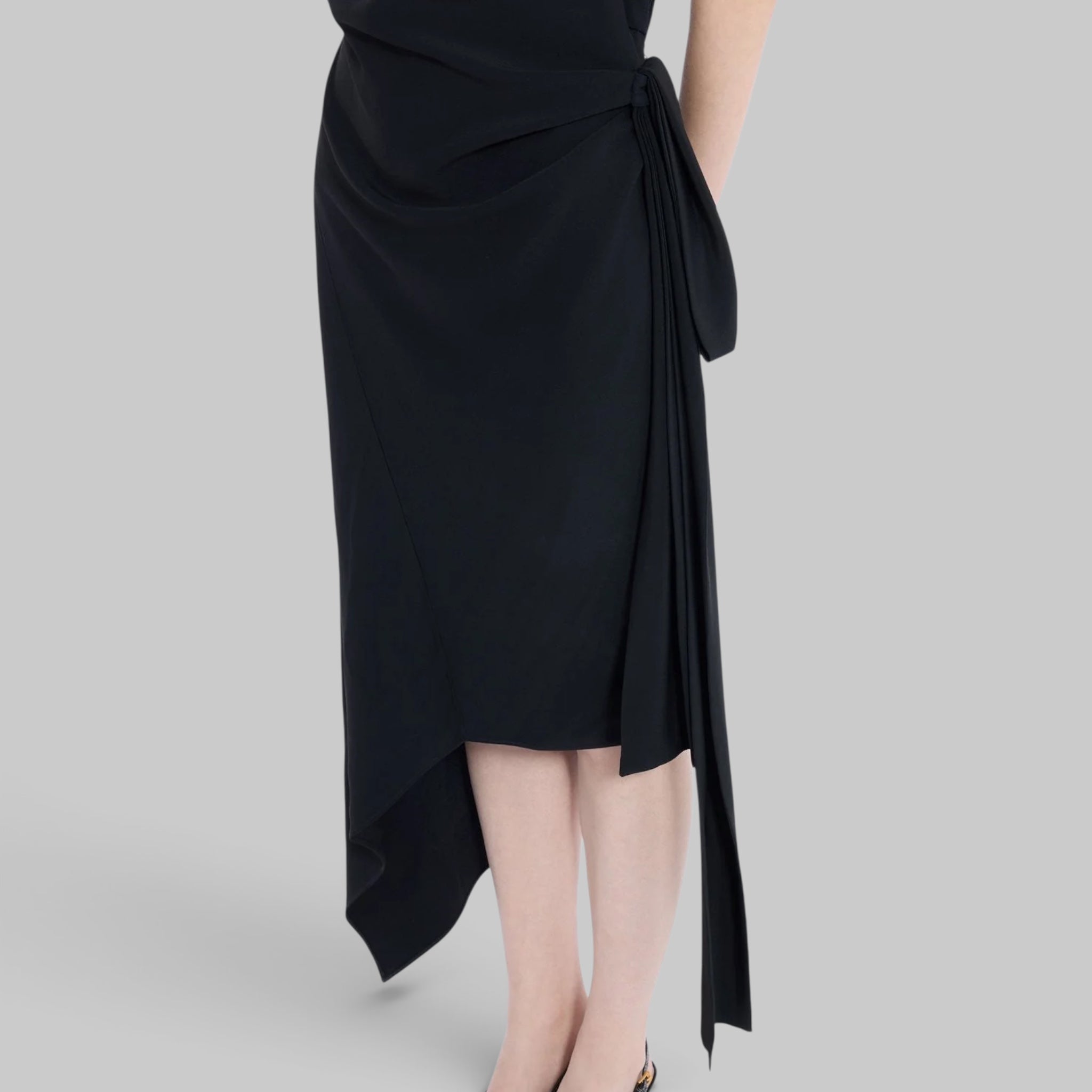 Draped Dress by No.21, side view