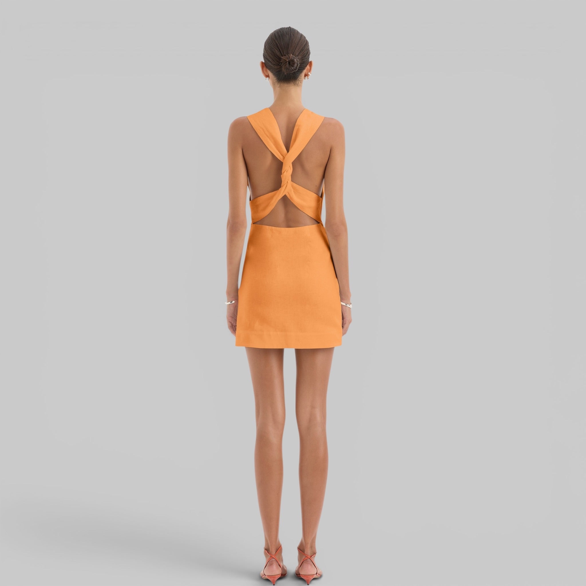 Thora Twist Back Mini Dress
