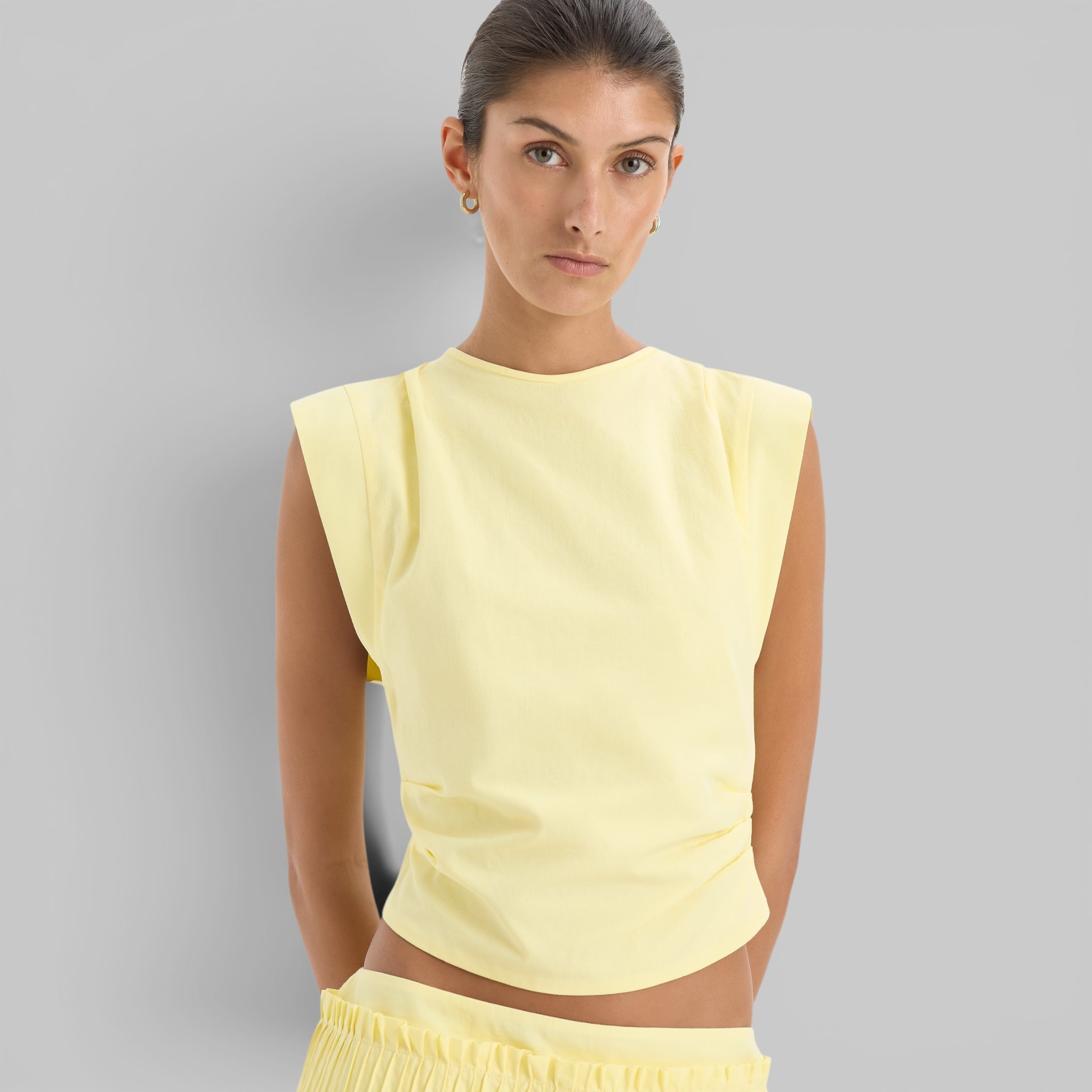 Rochelle Tie Back Top by SIR., side view