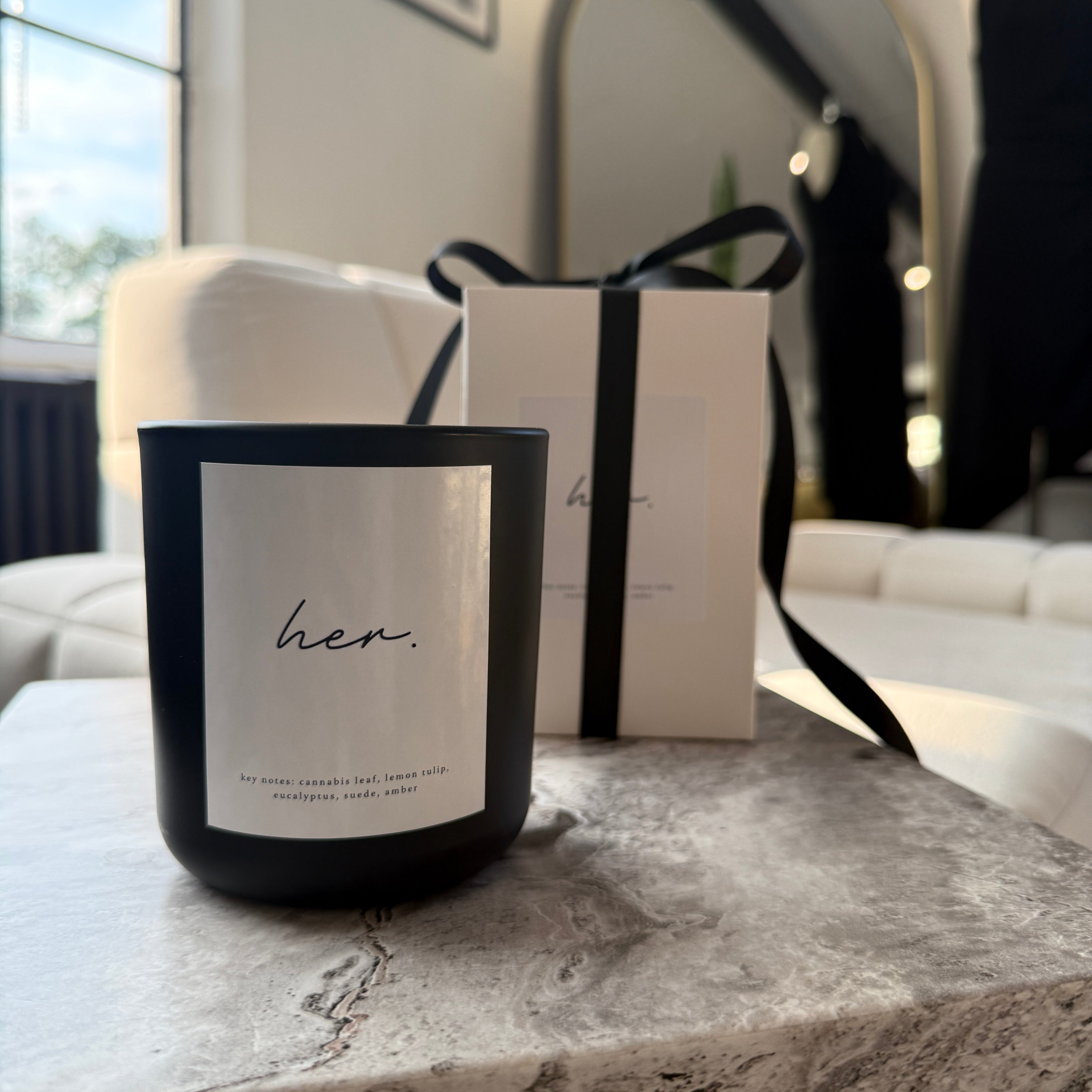 her. Candle