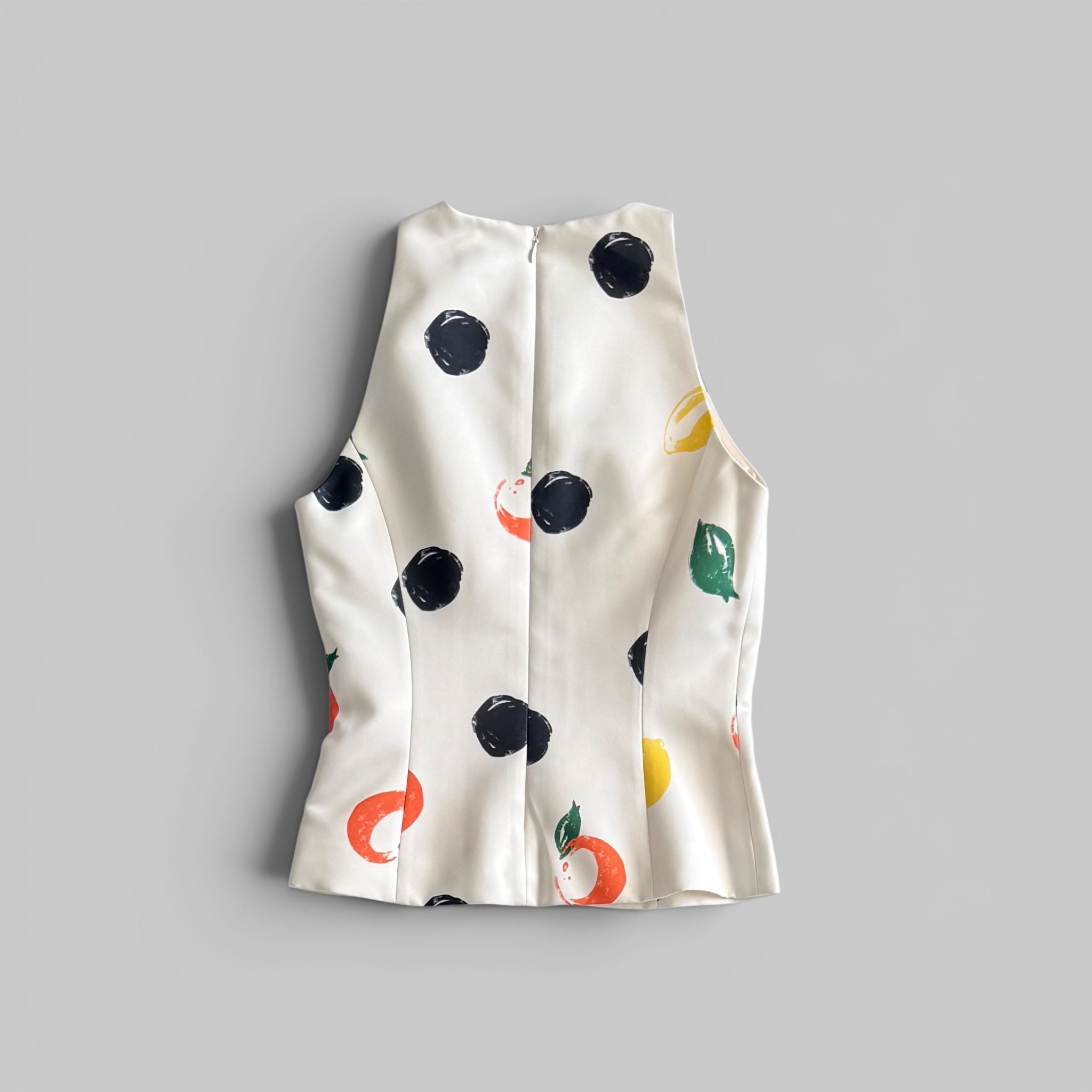Amelia Top - Citrus Spots