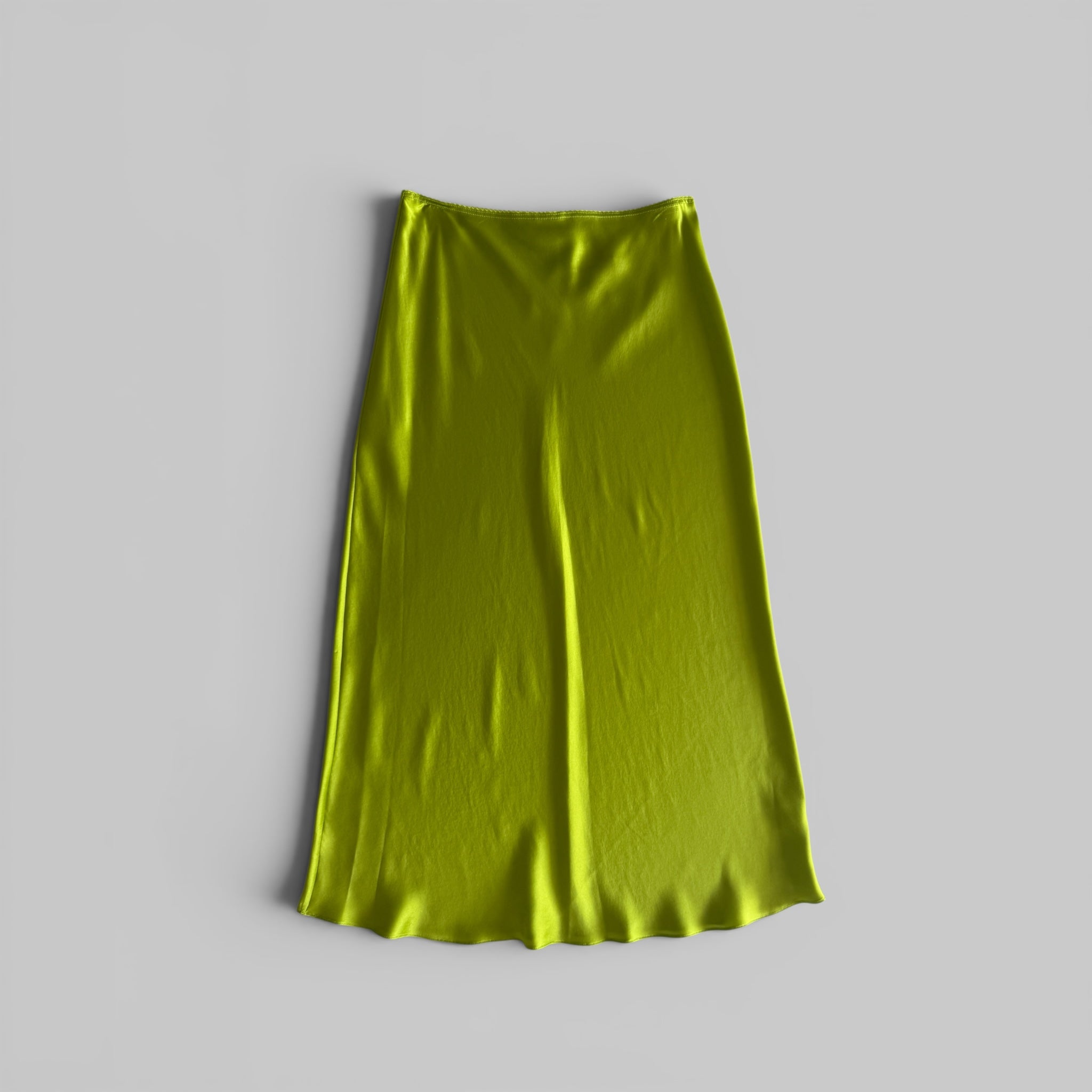 MIRANDA B SCALLOP TRIM BIAS CUT PULL ON SKIRT