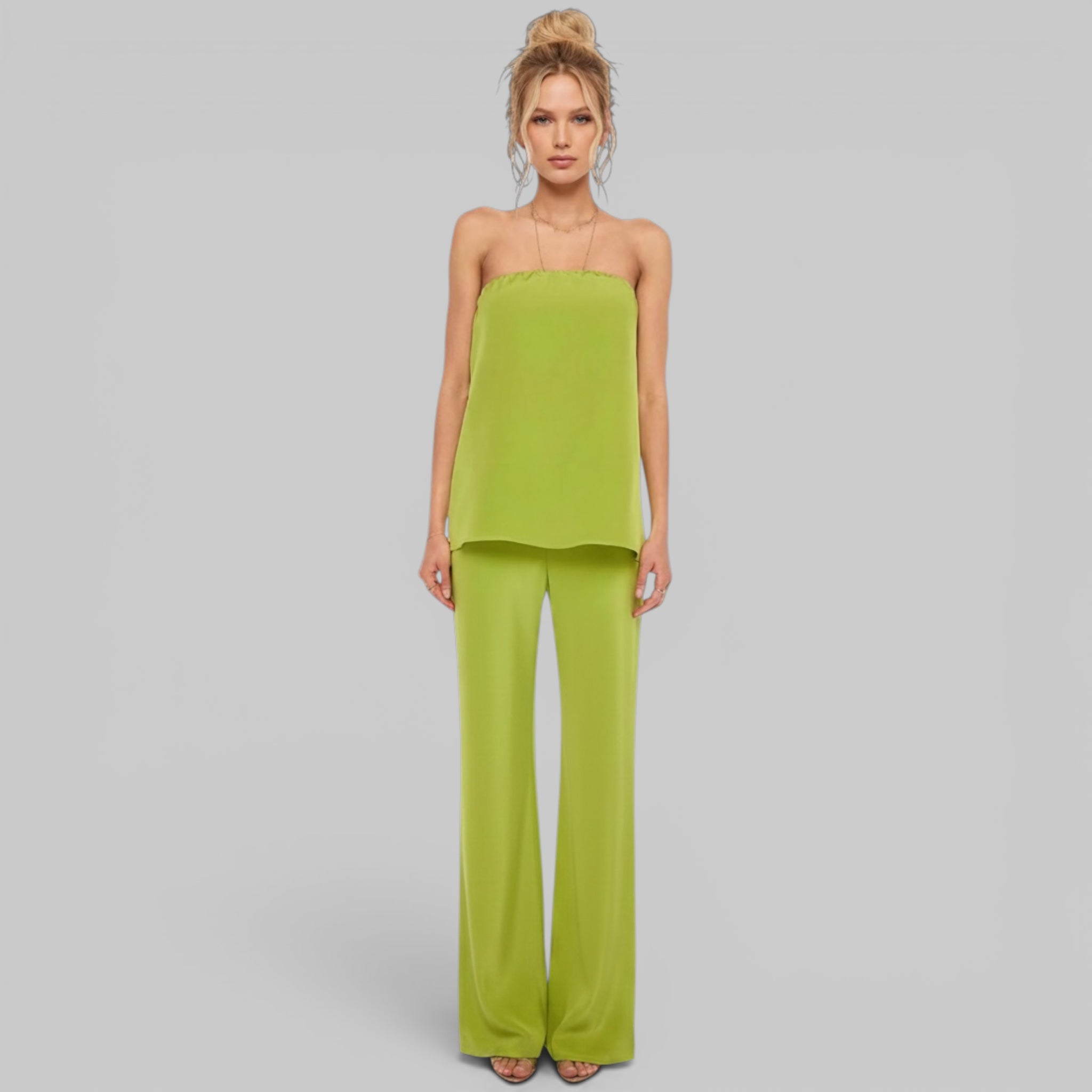 NAOMI BIAS CUT PULL ON PANT
