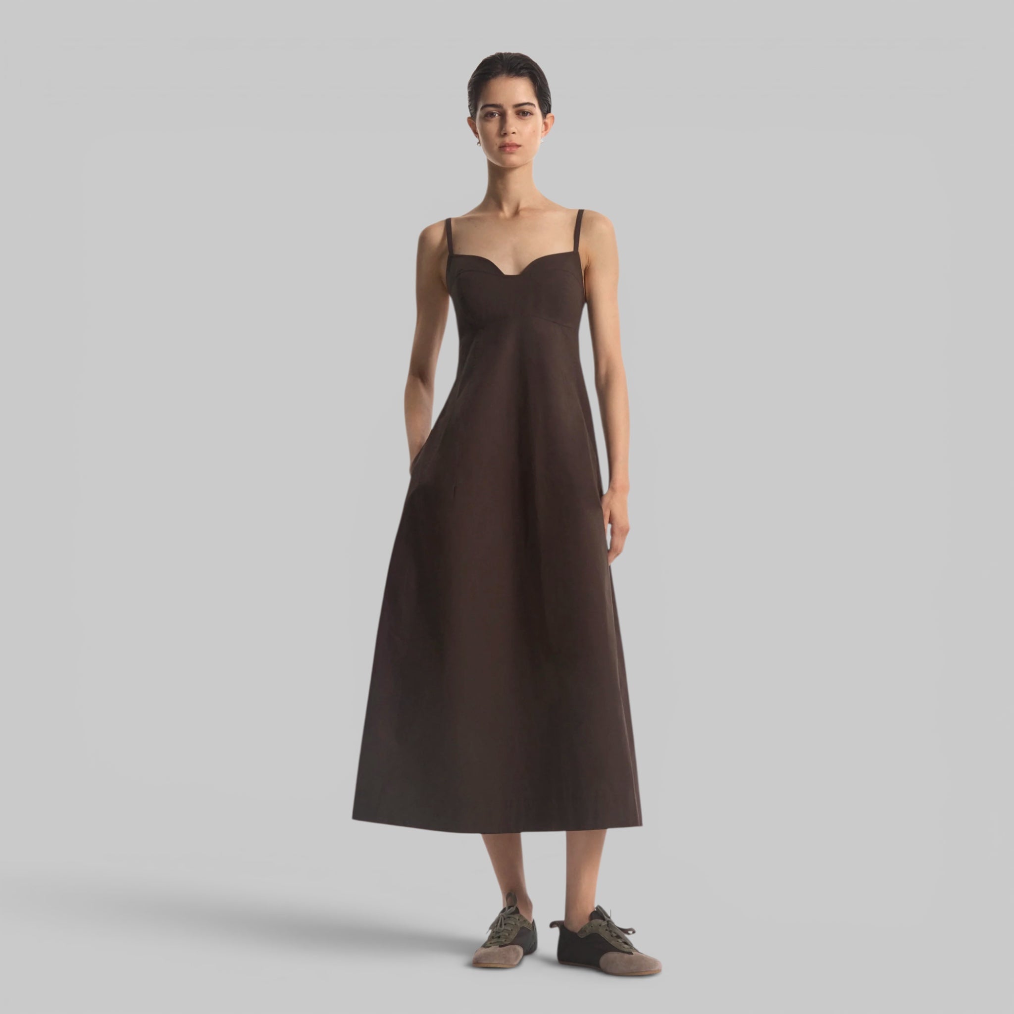 Bustier Cut Dress by Co., side view