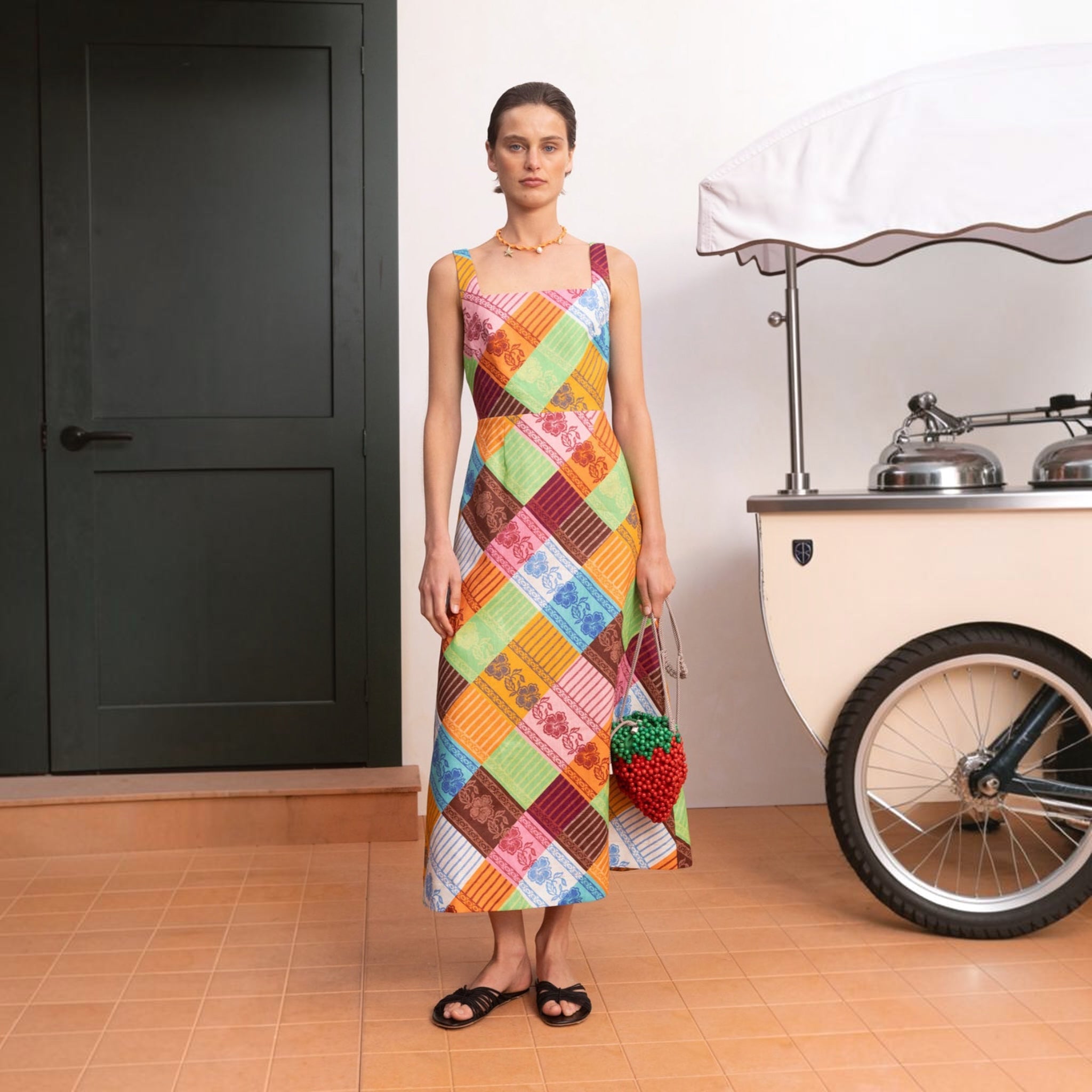 Kaleidoscope Midi Dress by Alemais