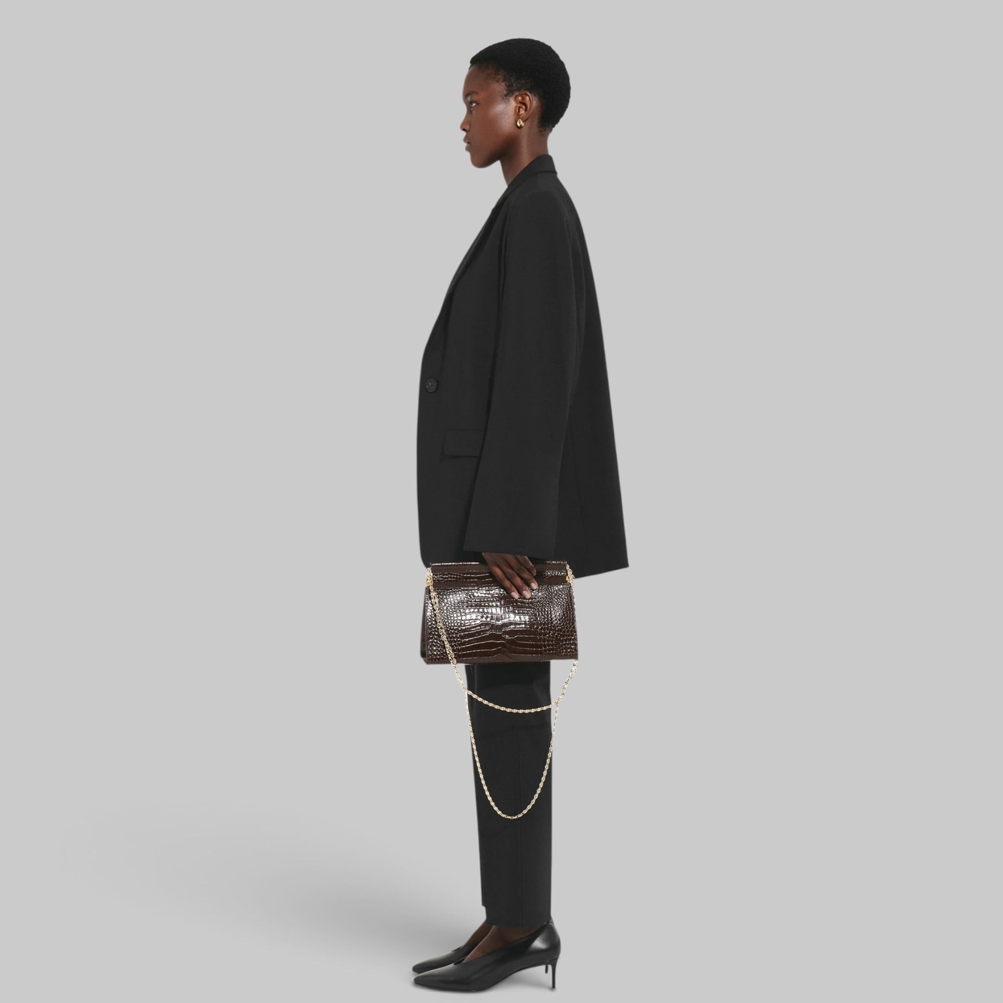 Boxy Blazer by CO, side view