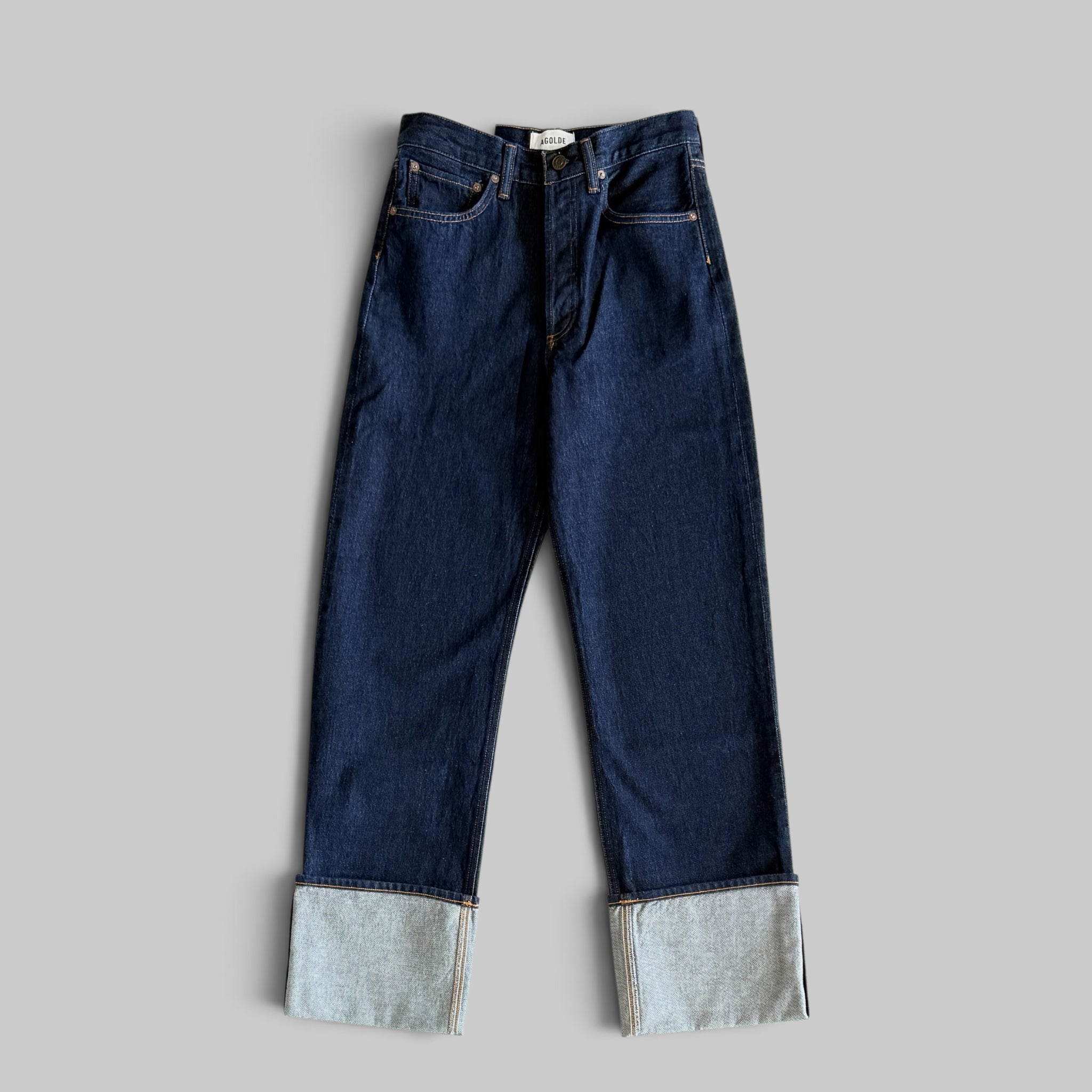 Big Cuff Jean by AGOLDE in Rinse