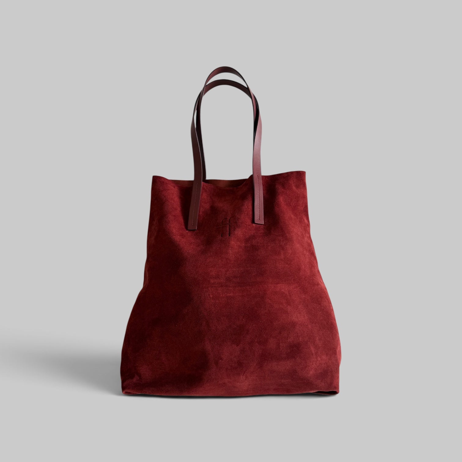 My Musa Suede Big Shopper Bag by Forte Forte, detail view