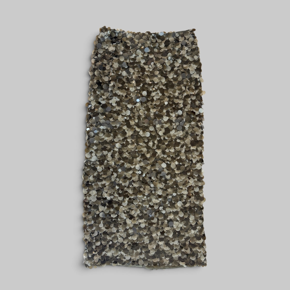 Cara Cara Sienna Skirt in Taupe Palette Sequin — front view