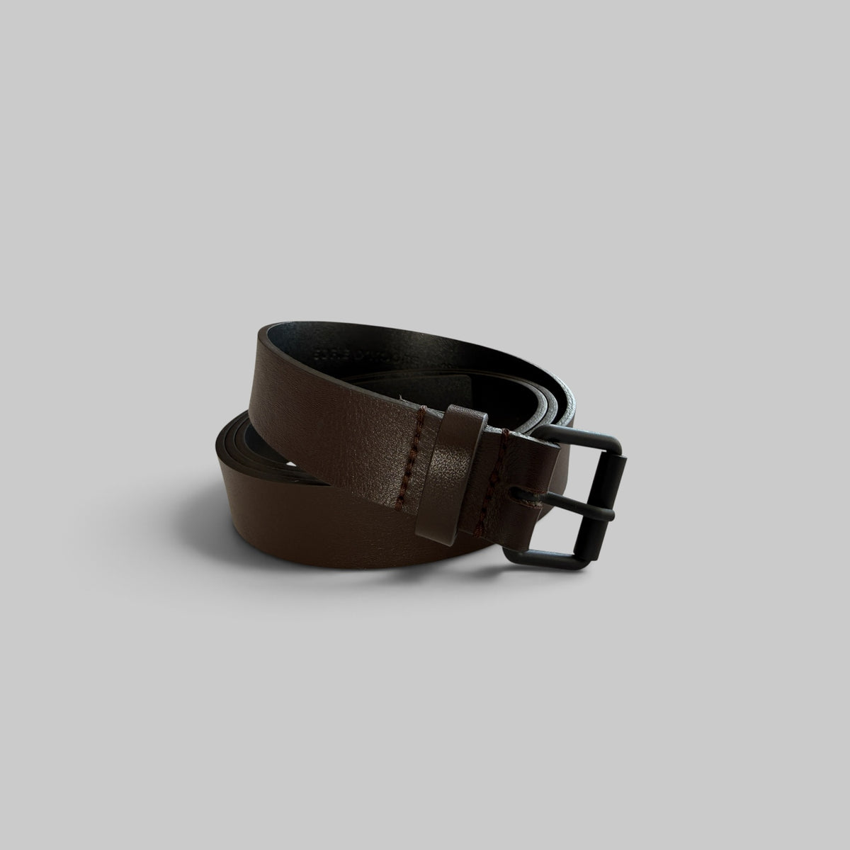Varnia Belt by Sofie D'Hoore, 25mm leather belt in Tabacco