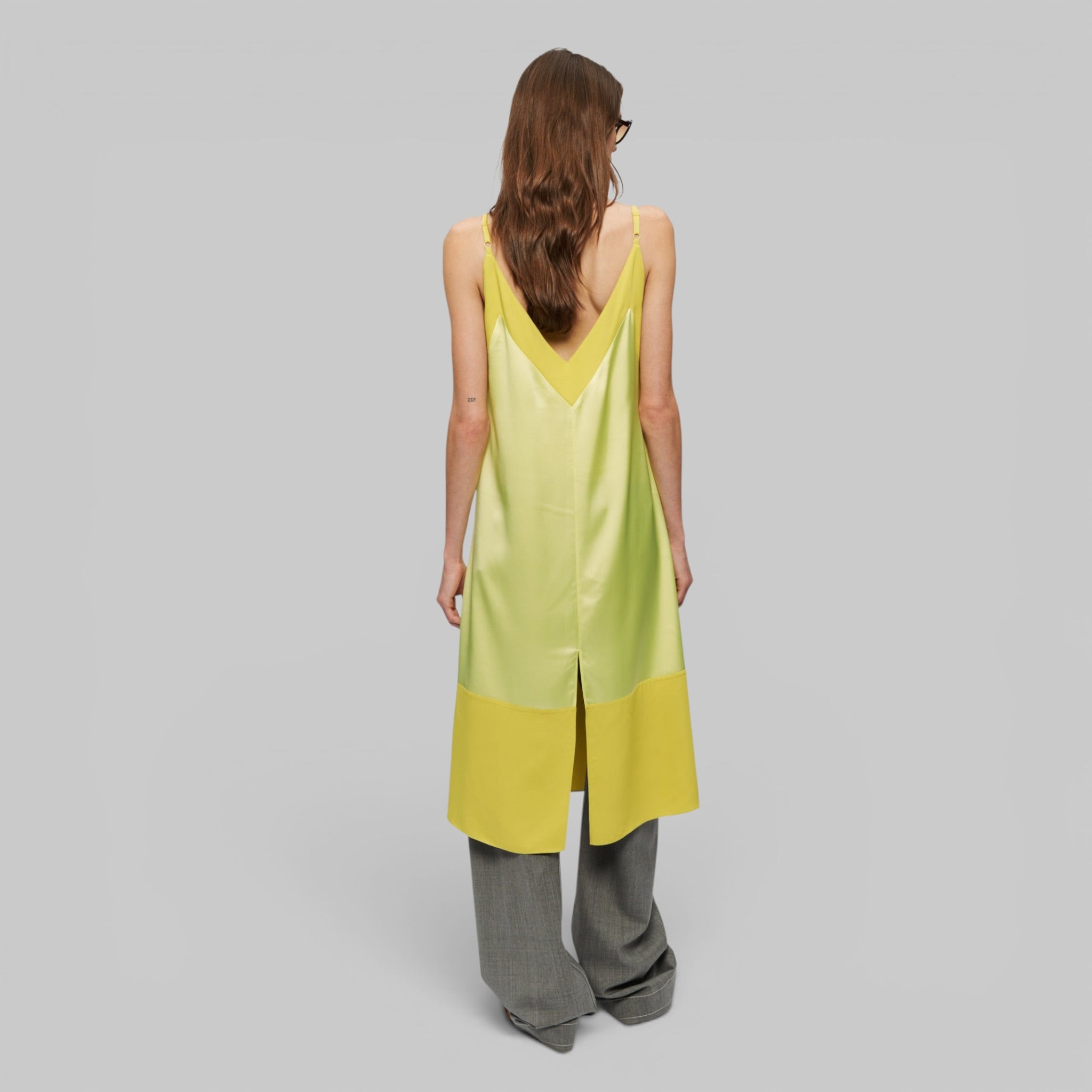 Framed Slip Dress by 6397, back view