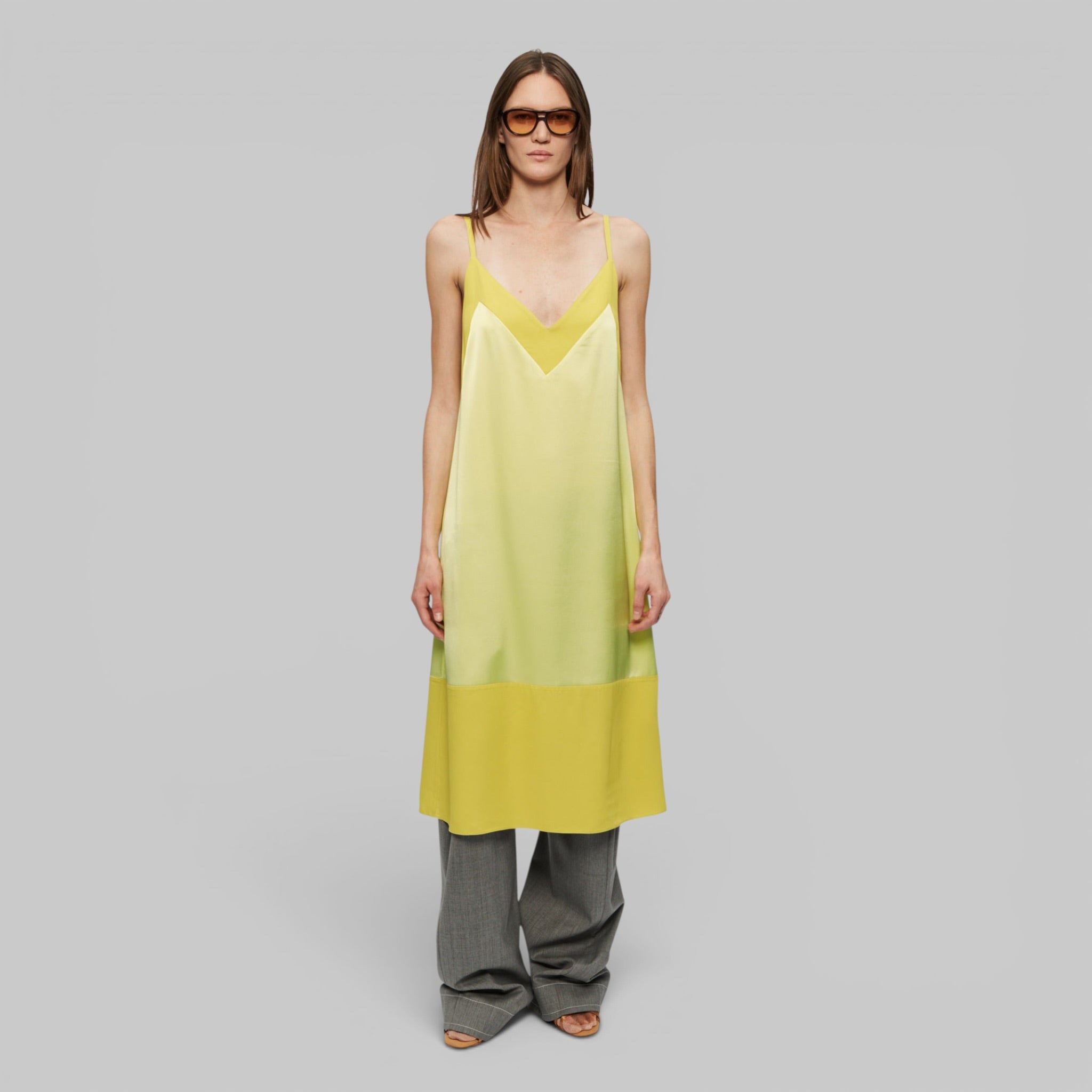 Framed Slip Dress by 6397, detail view