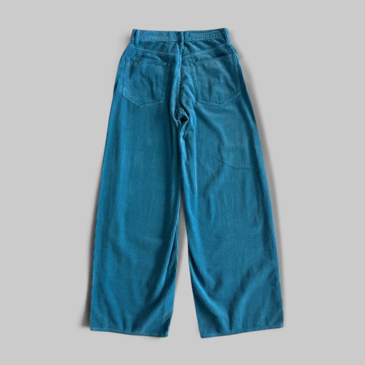 6397 Corduroy Roomy in Turquoise — side view