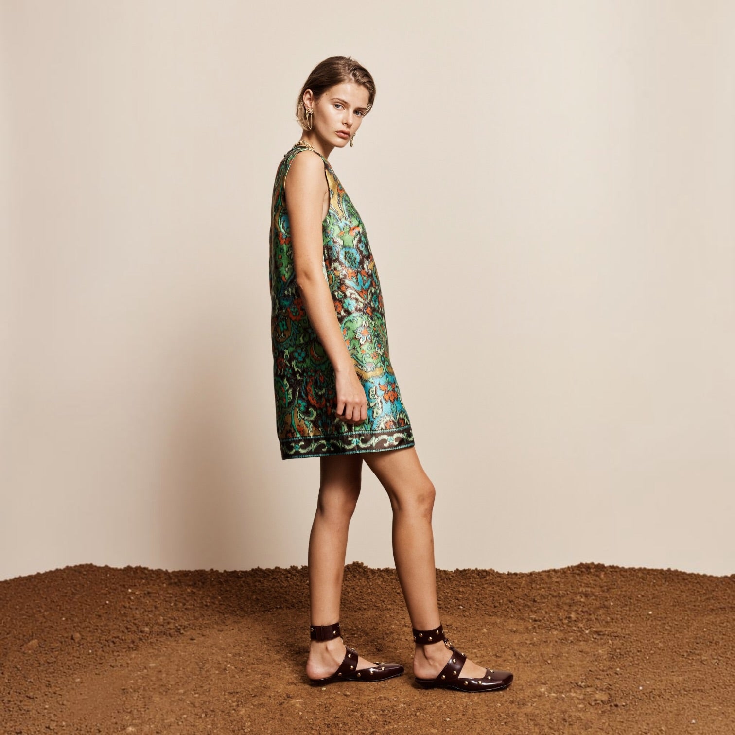Charlotte Mini Dress by Alémais, side view