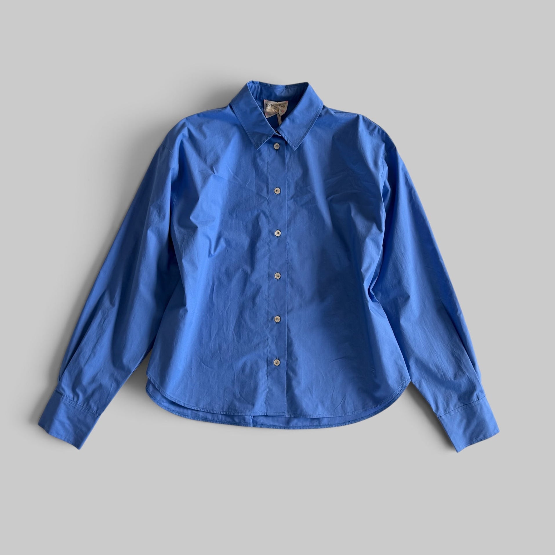 BCI cotton popline boxy shirt