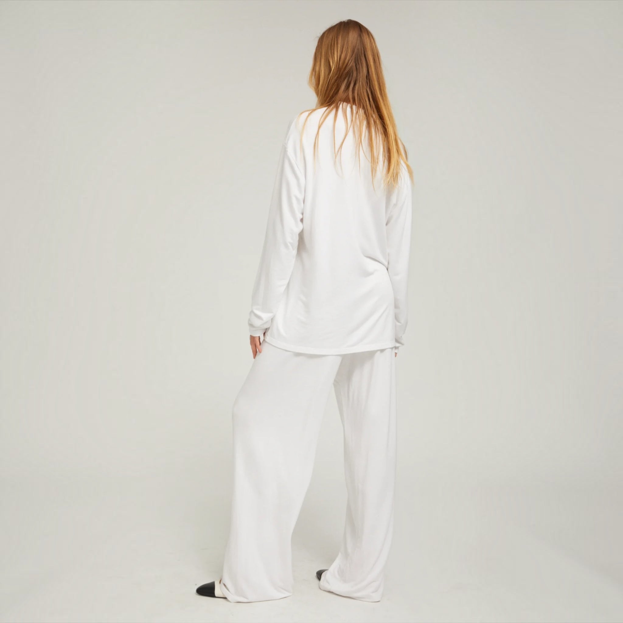 L/S Oversized Tee by SPRWMN, styled view