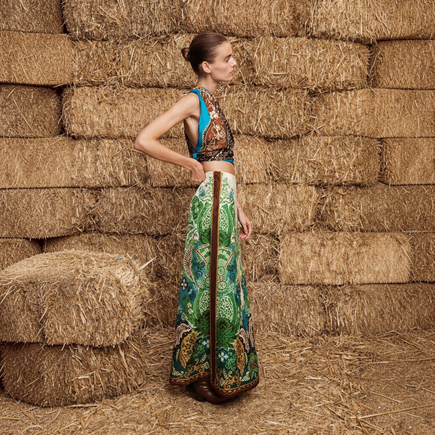 Alma Silk Scarf by Alémais, additional view