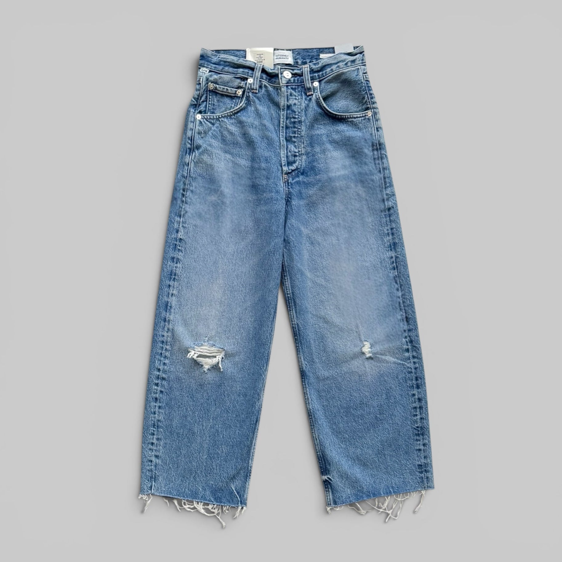 Ayla Raw Hem Crop