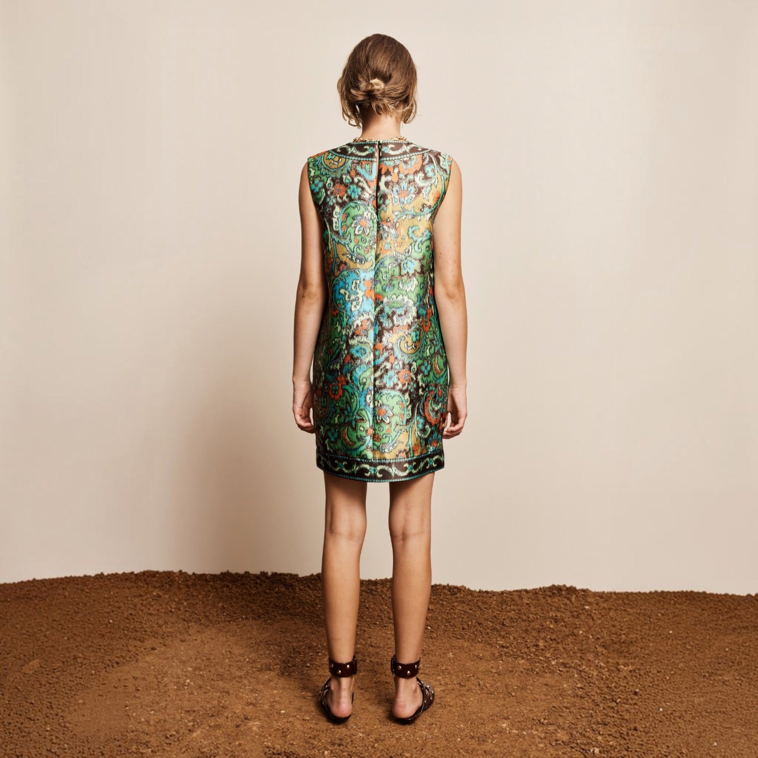 Charlotte Mini Dress by Alémais, back view