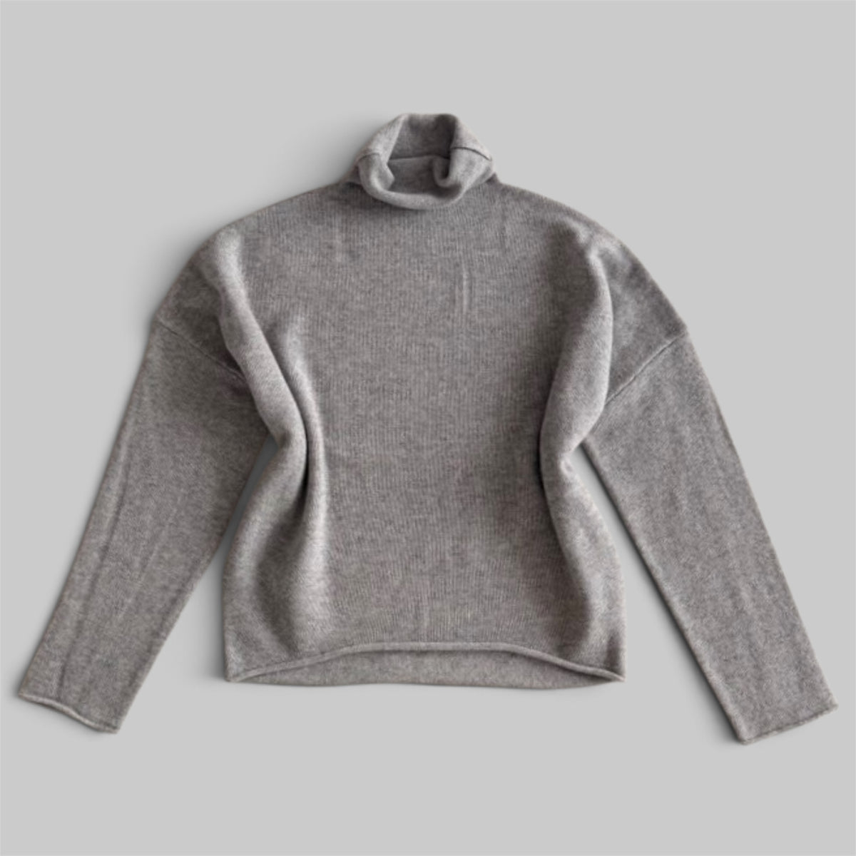 6397 Richter Sweater in Heather Grey — front view