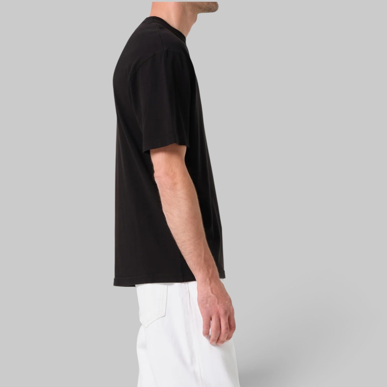 Asha Mock Neck Tee by AGOLDE, front view