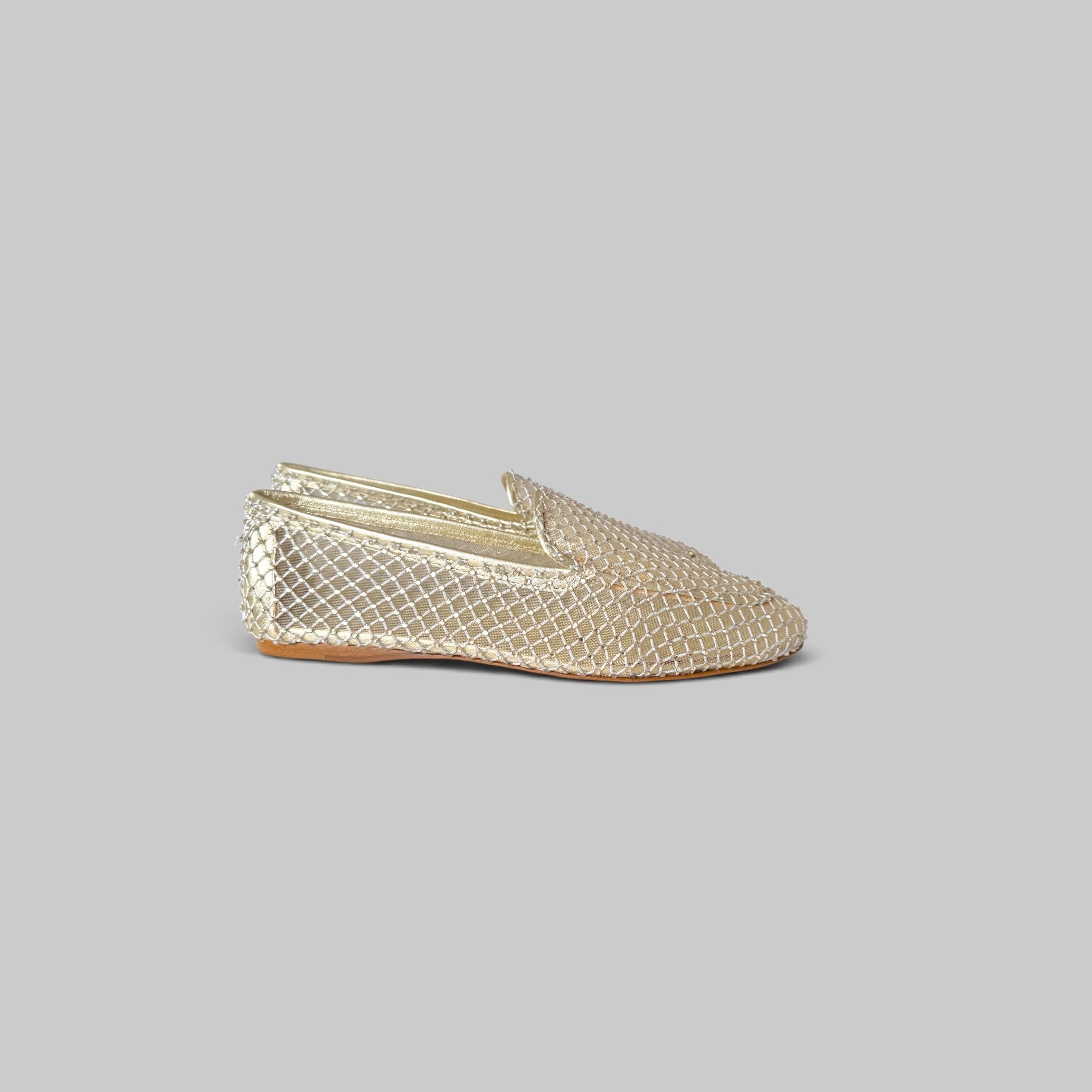Strass Mesh Loafer by Forte Forte, detail view
