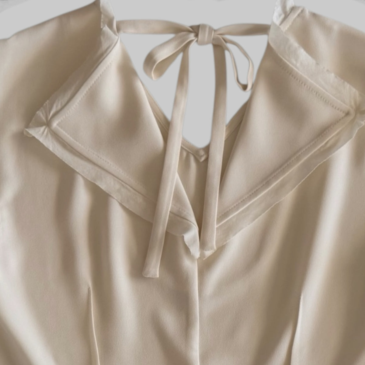 The Garment x Tomorrow Crepe Back Blouse, view 3