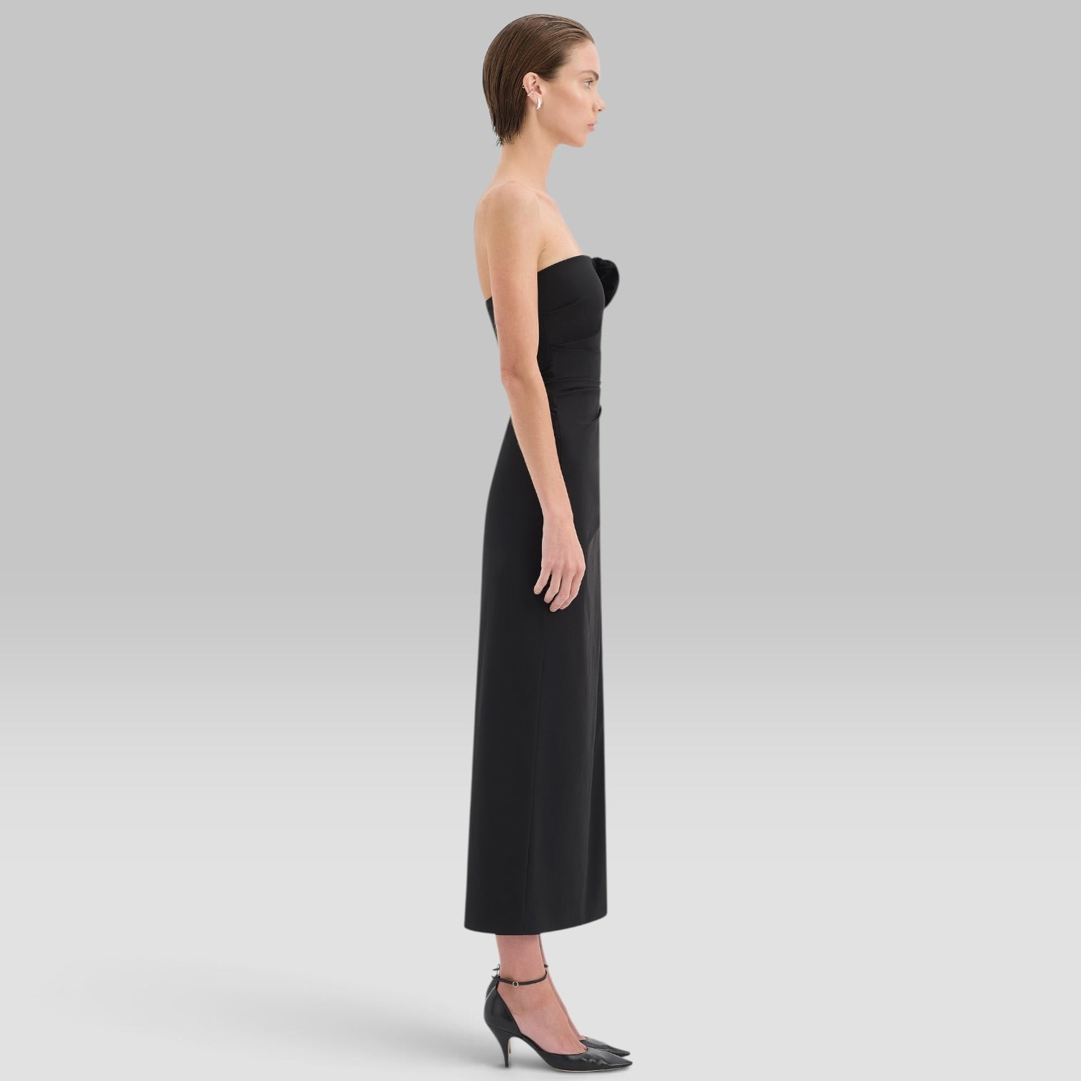 Siella Strapless Gown by SIR., styled view