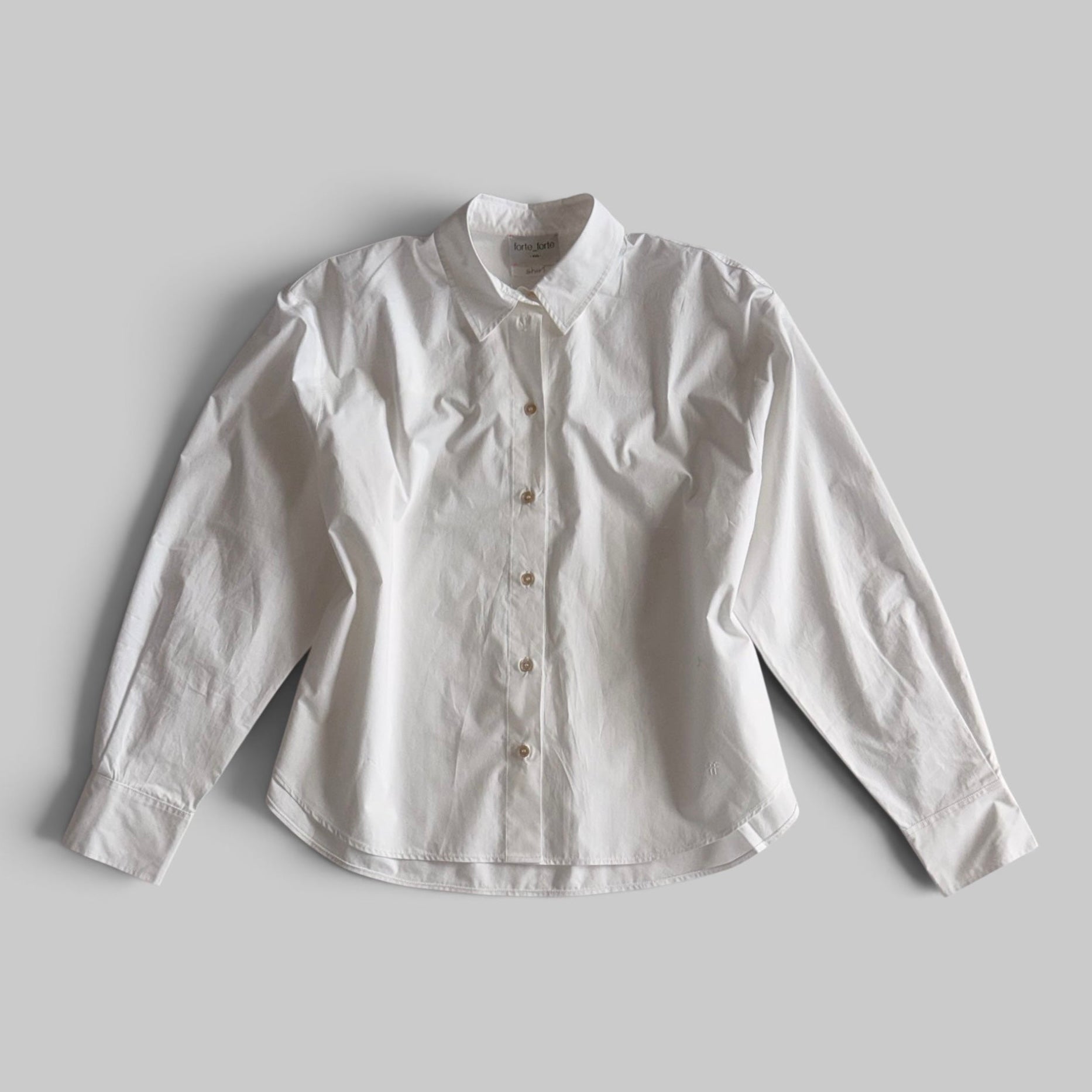 BCI cotton popline boxy shirt