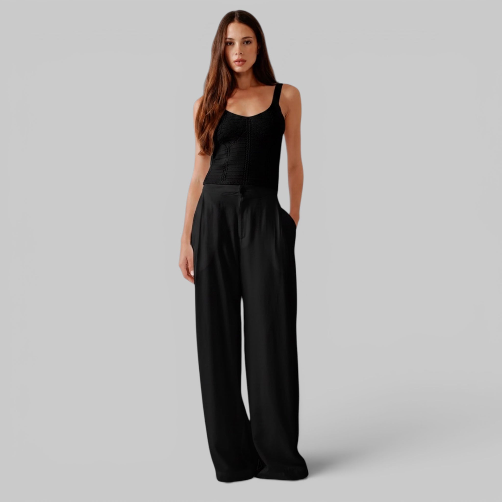 Sebastian Relaxed Pleated Pant by Sablyn