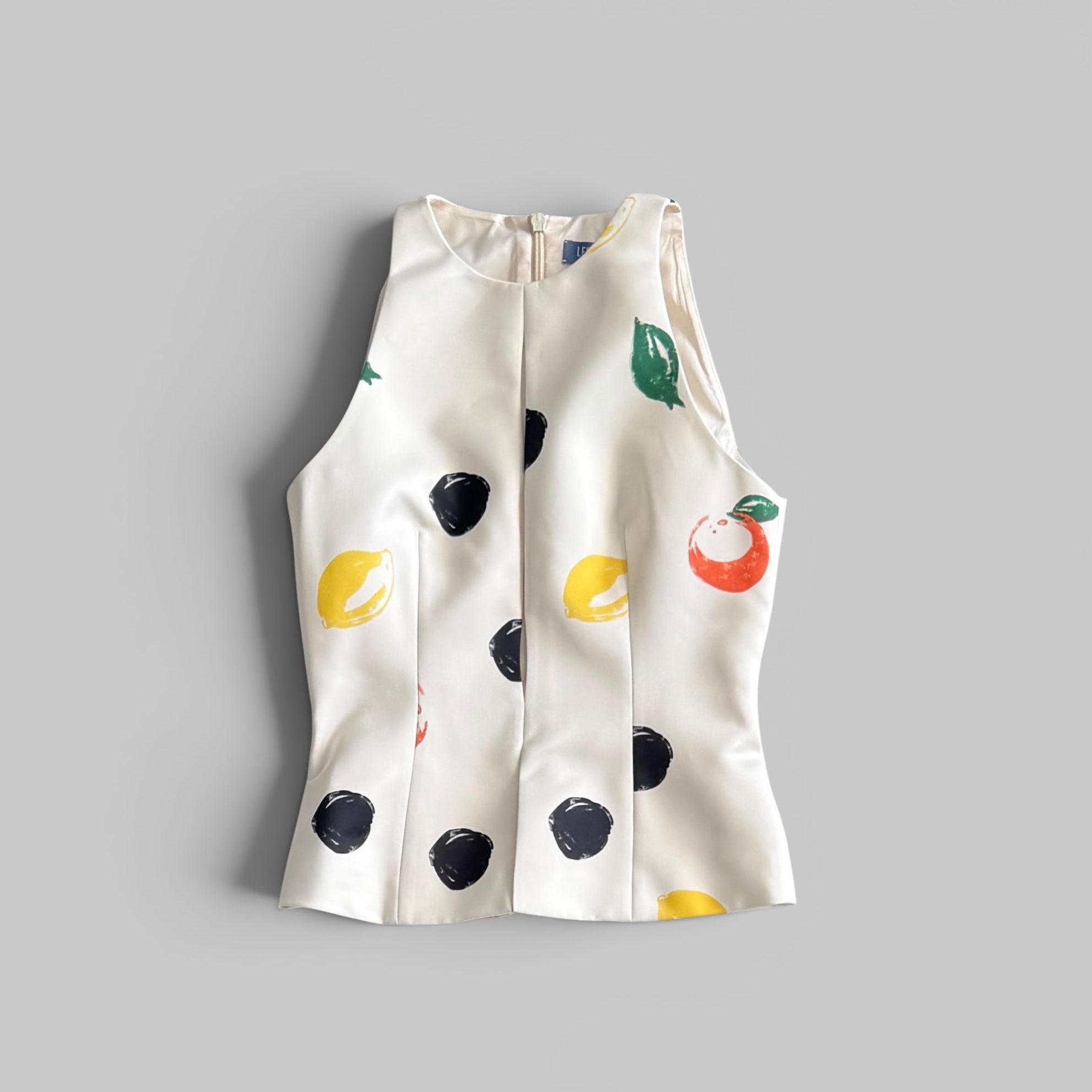Amelia Top - Citrus Spots