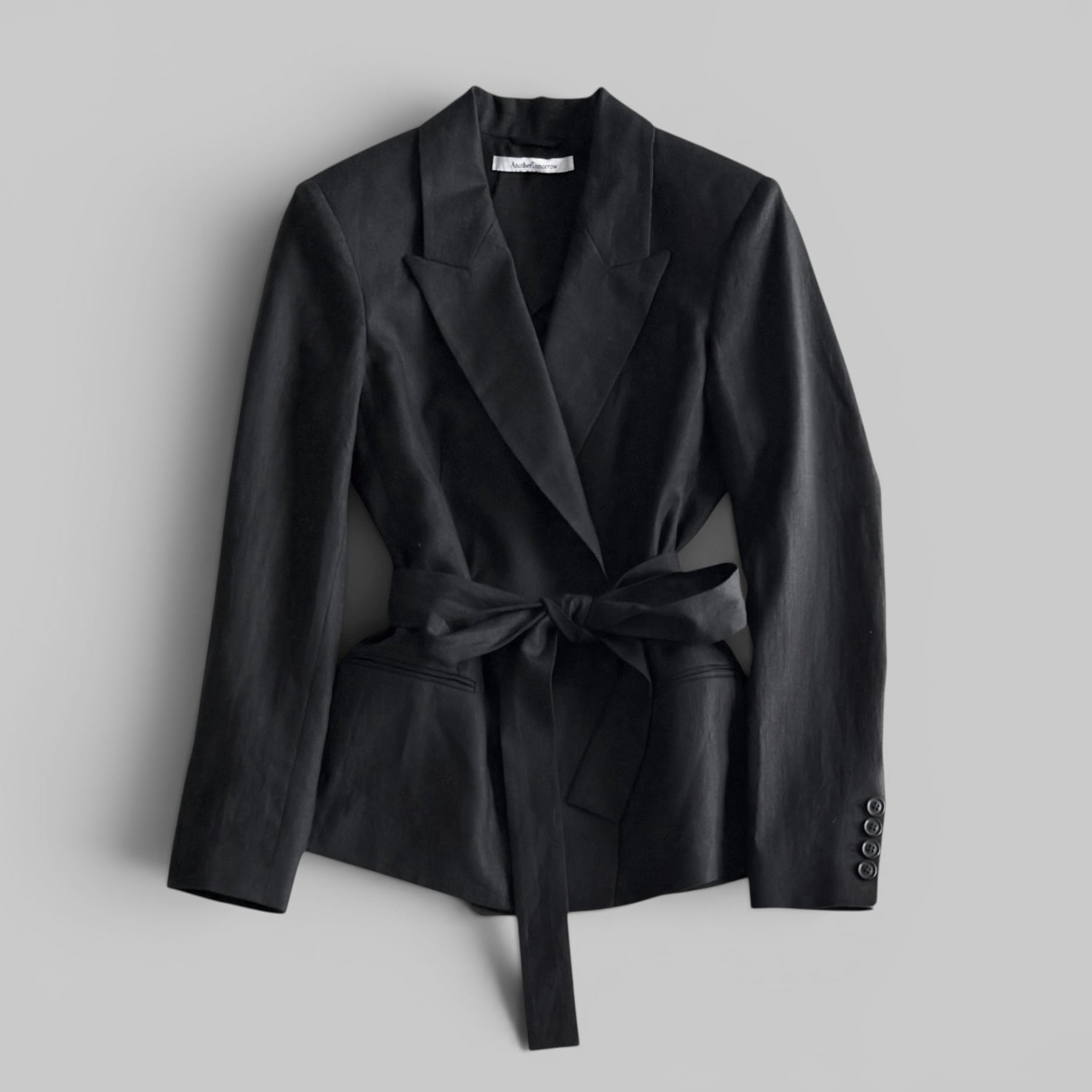 DOUBLE BREASTED FITTED JACKET