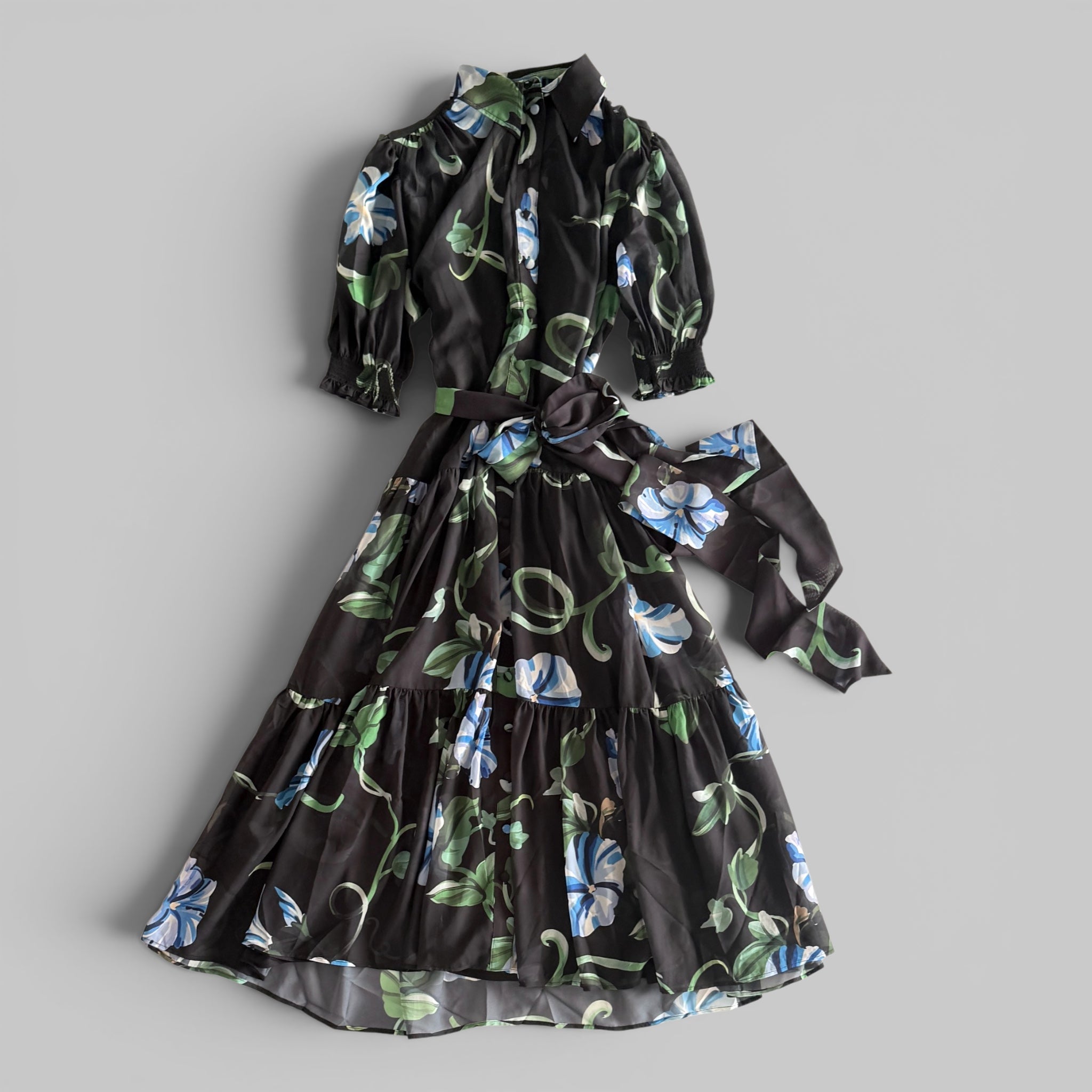 Ellie Bishop Sleeve Midi Dress