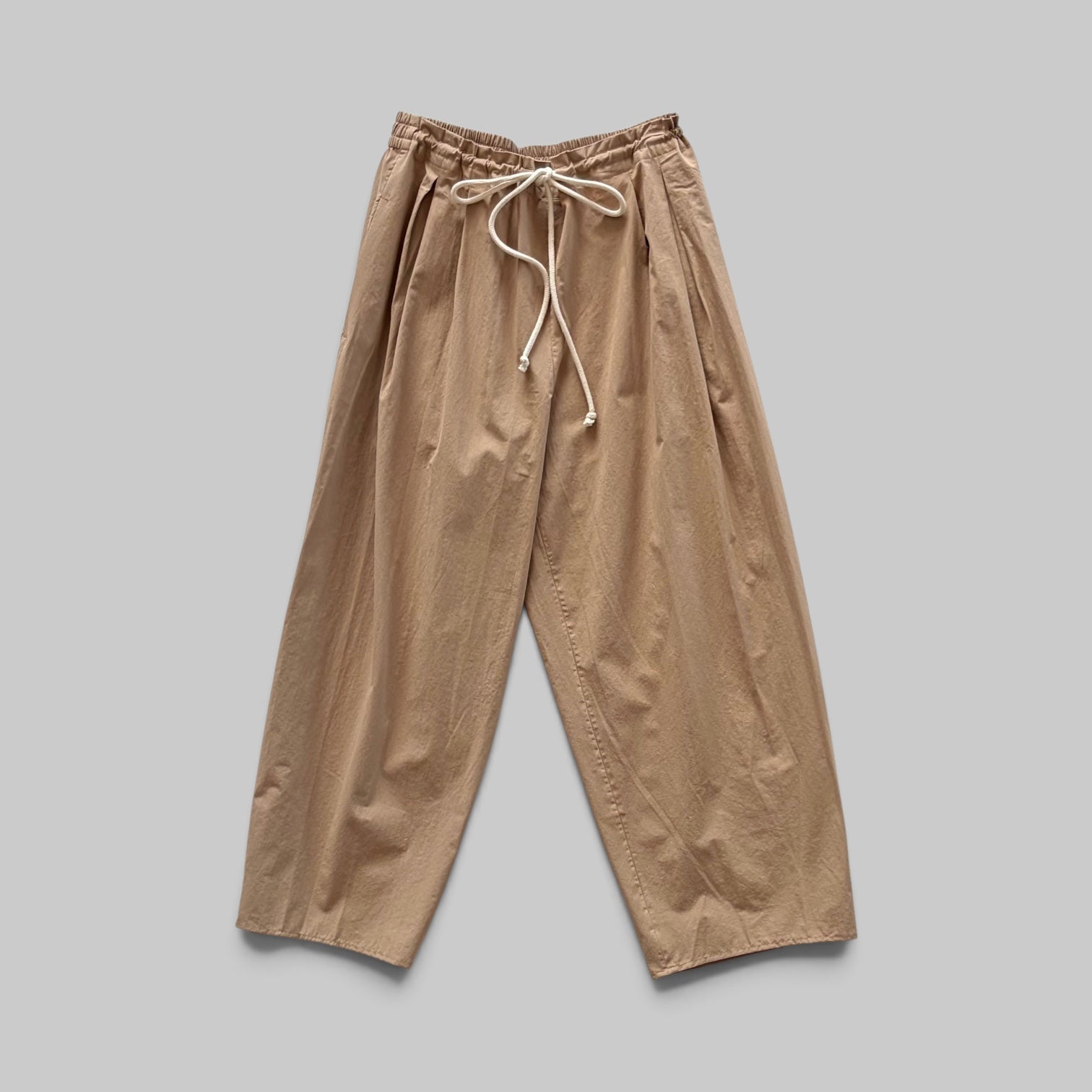 Balloon Drawstring Trouser in Walnut by Maria McManus