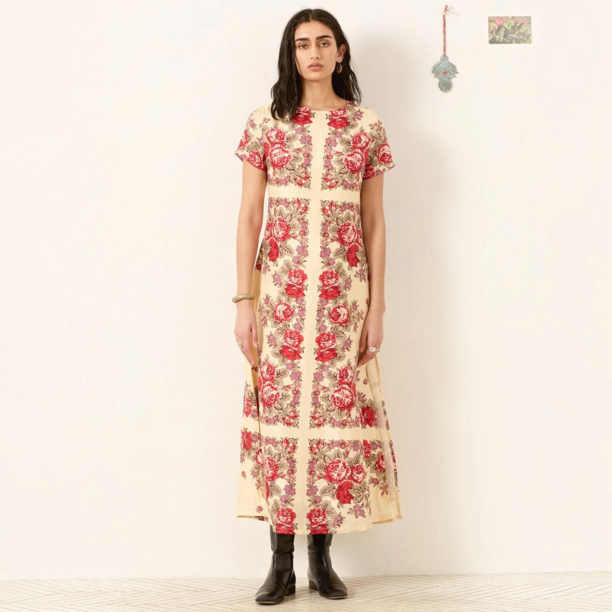 Preeti Rosebush Silk Dress by Alix of Bohemia