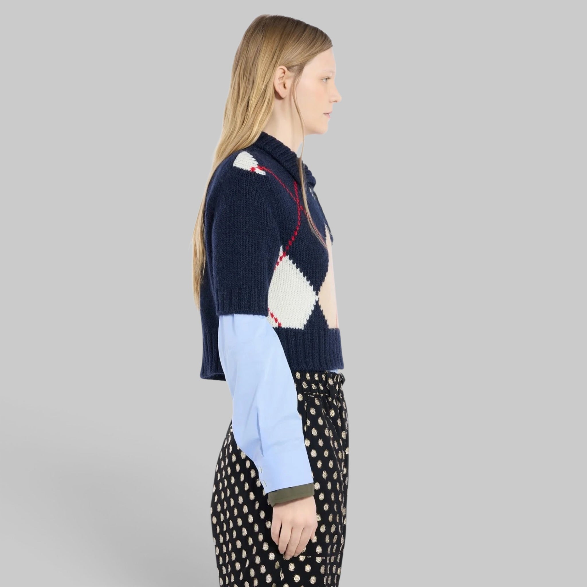 Cropped Classic Knitwear by No.21, styled view