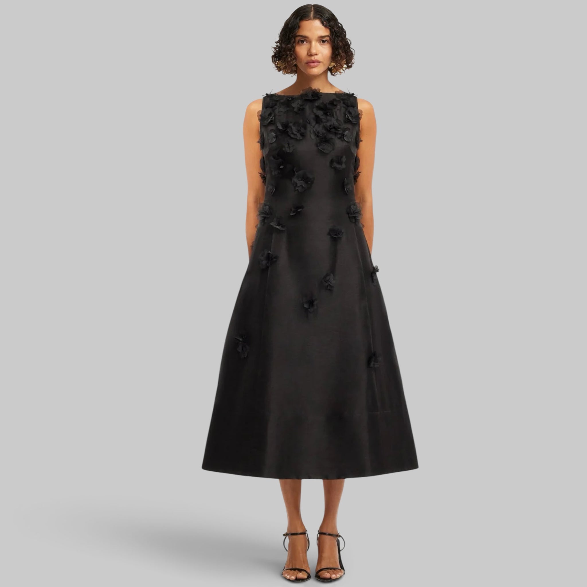 Cleo Petal Sleeveless Midi by Leo Lin, styled view