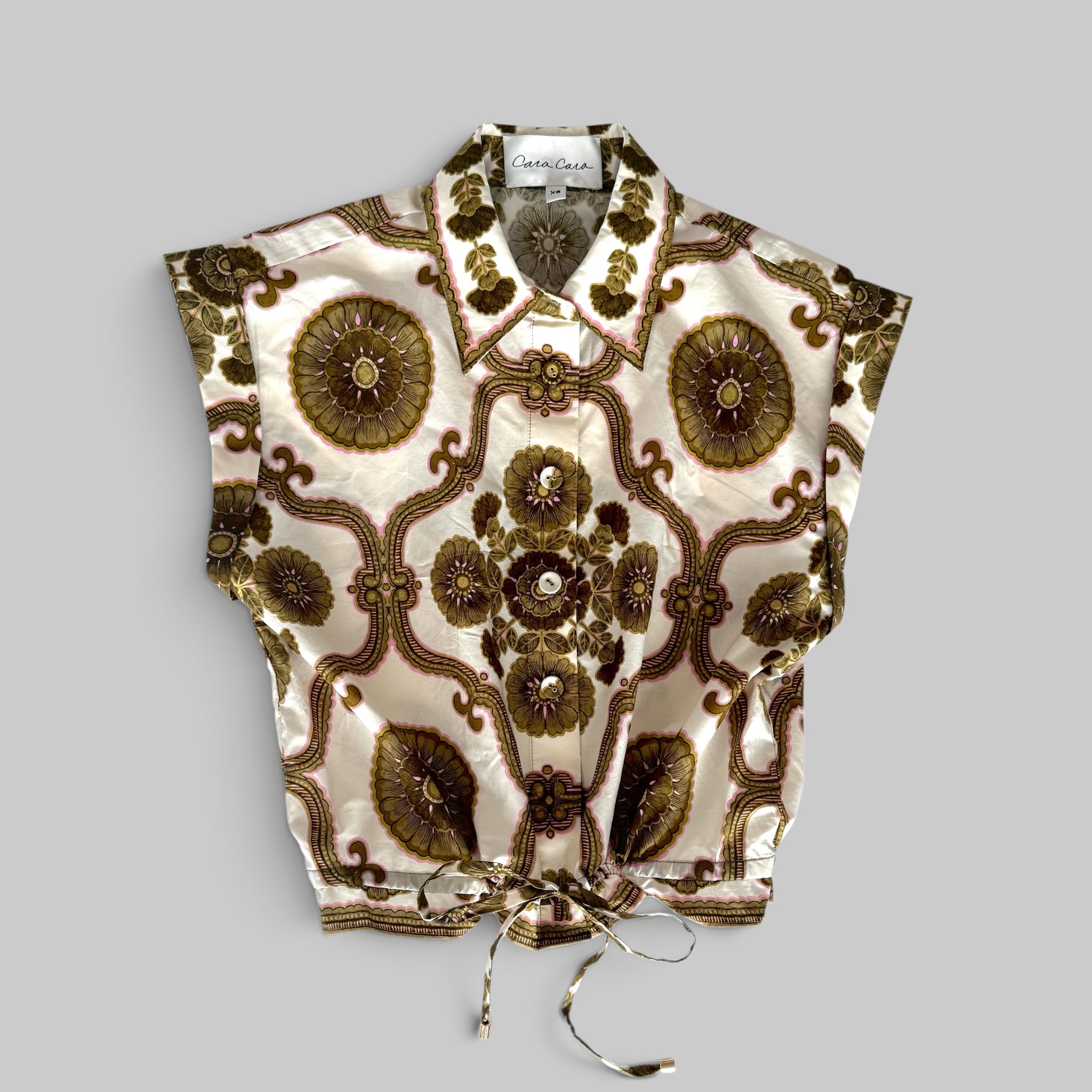 Octavia Top by Cara Cara in Mod Floral Olive