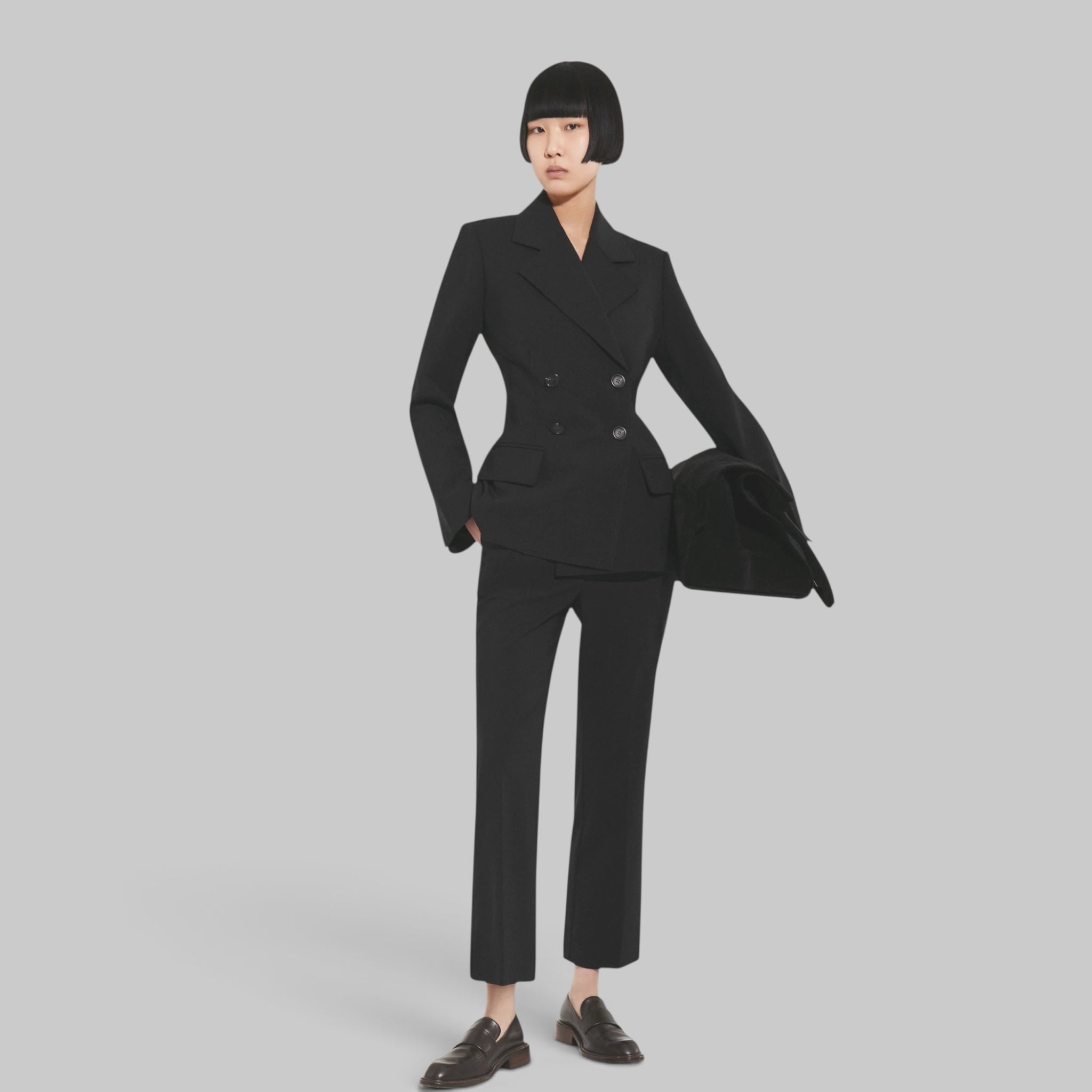 Double Breasted Fitted Blazer by CO, side view