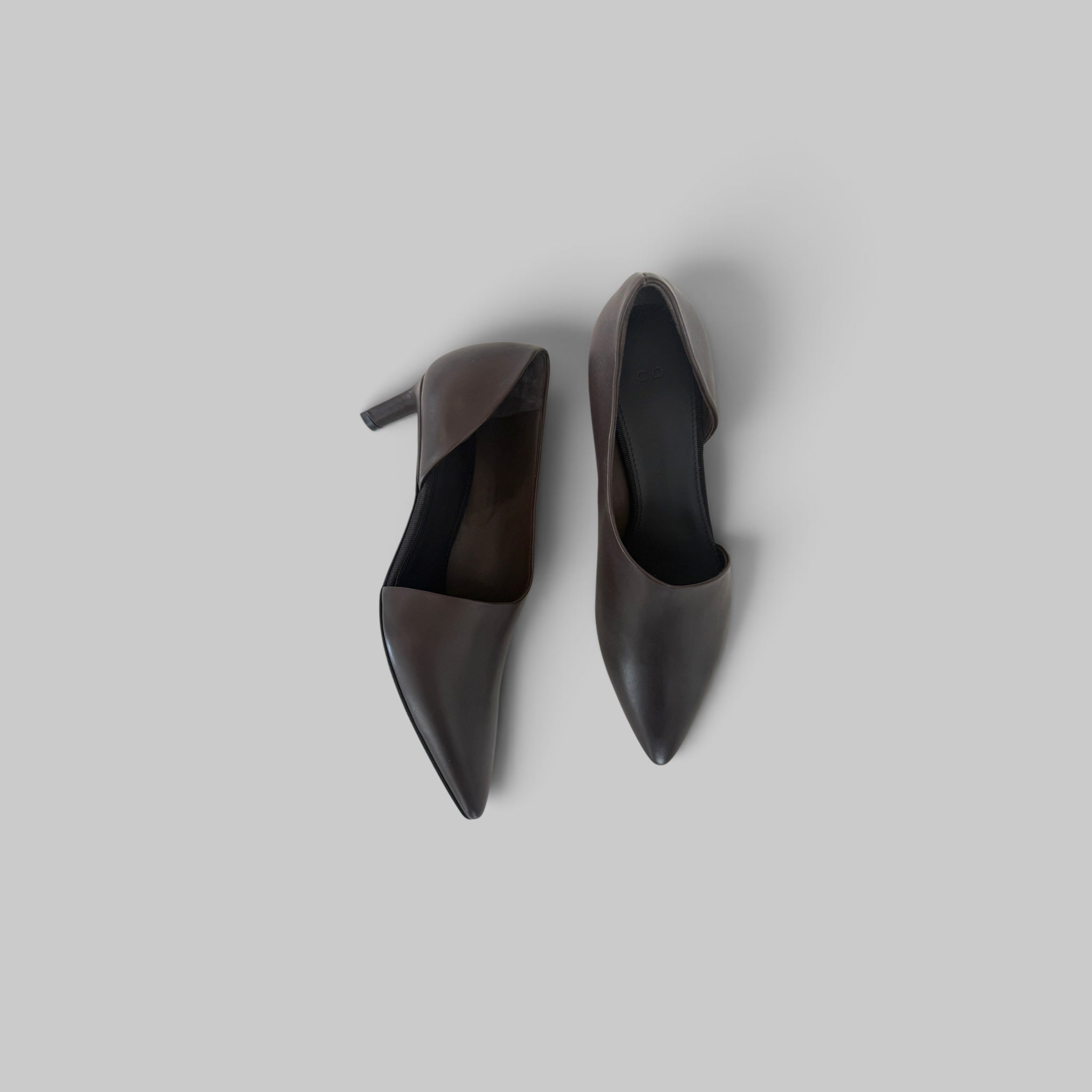 Asymmetrical Heel by CO, detail view
